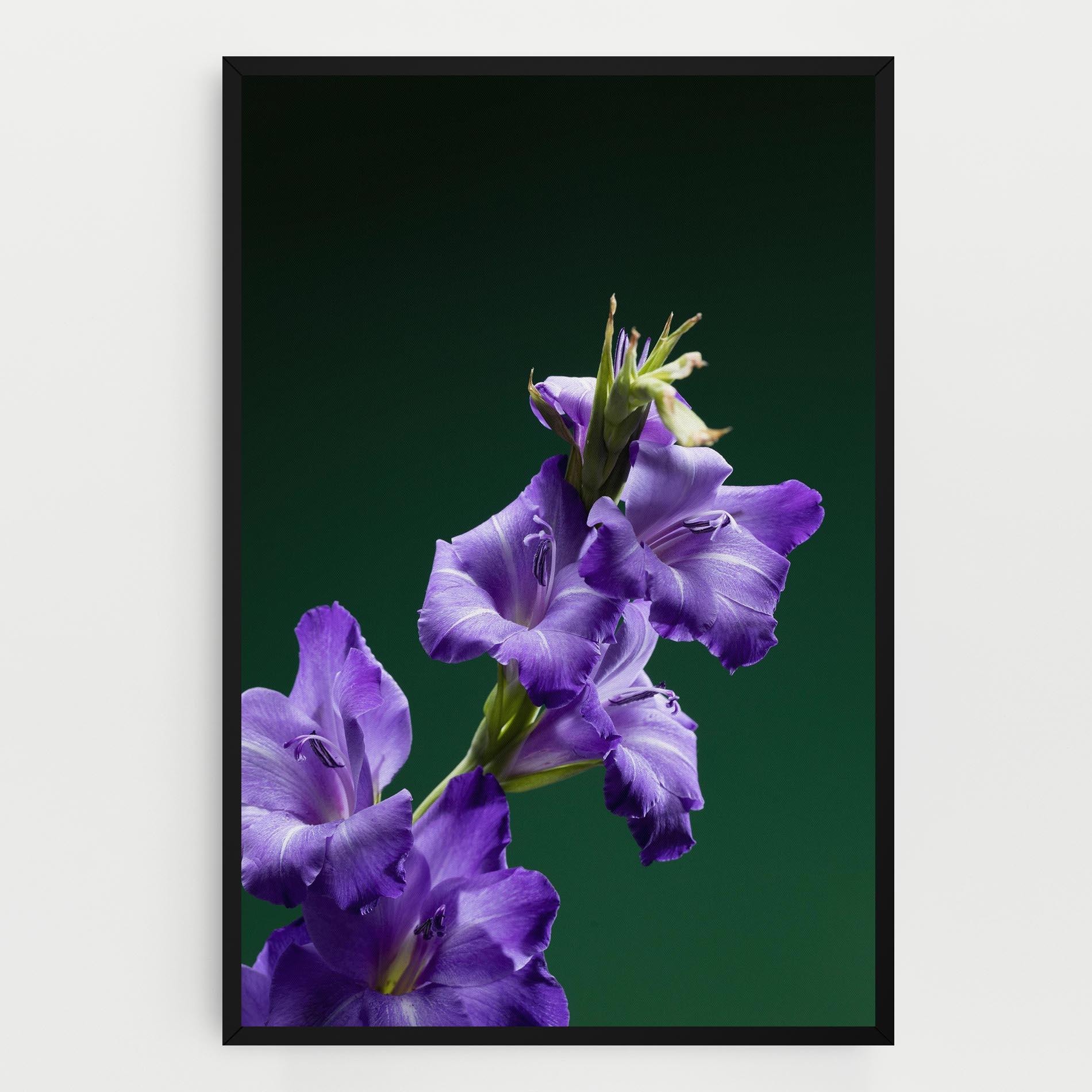Tablou Canvas Iris On Green mockup 0