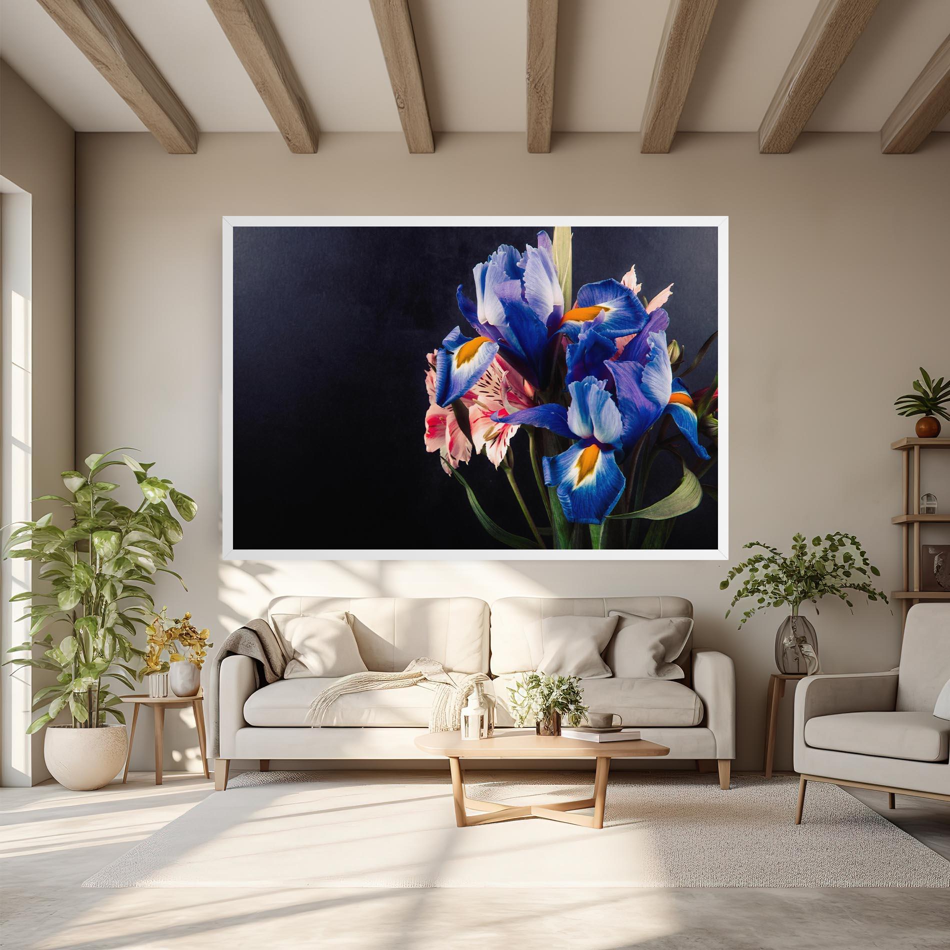 Tablou Canvas Iris Bouquet mockup 6