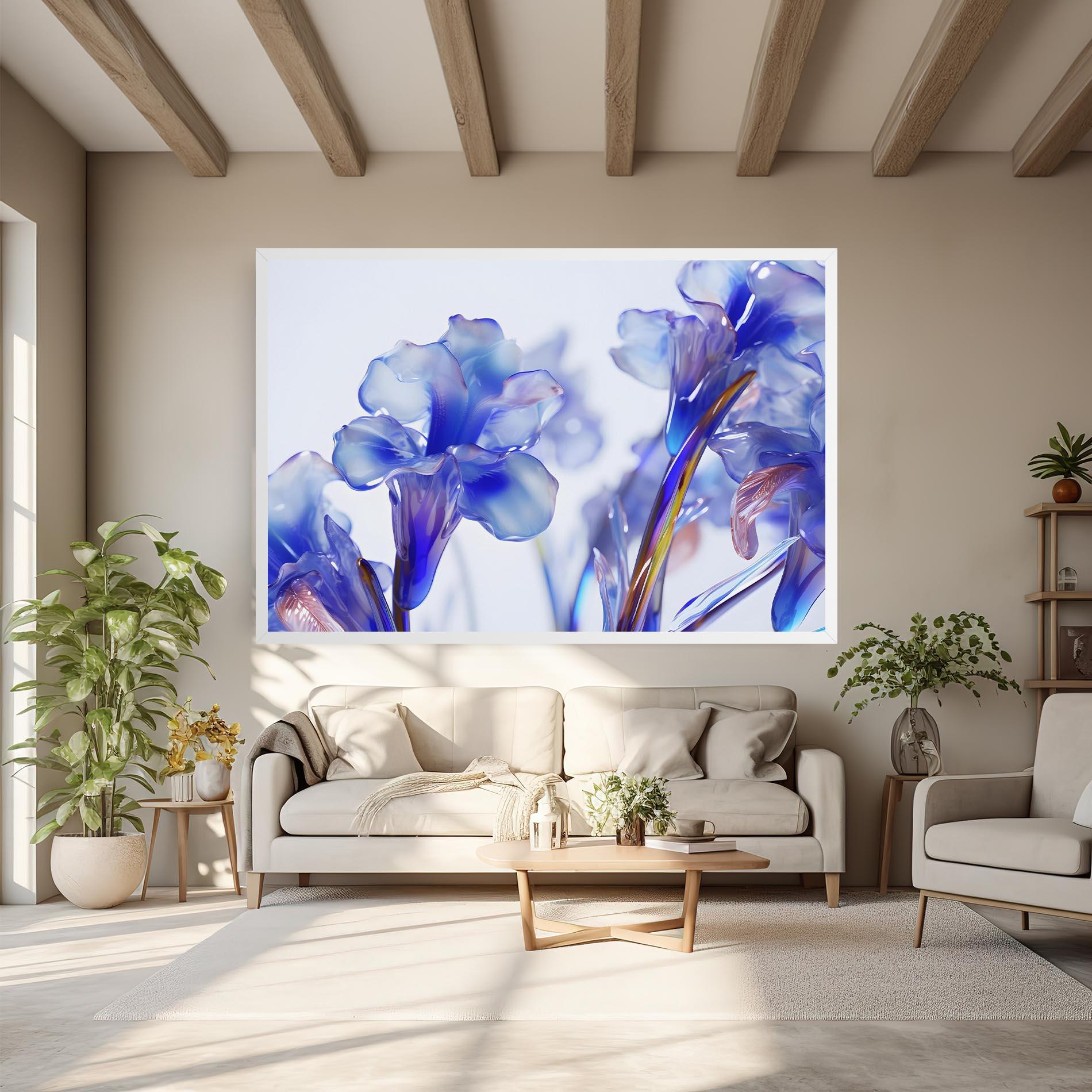 Tablou Canvas Iris Glass mockup 6