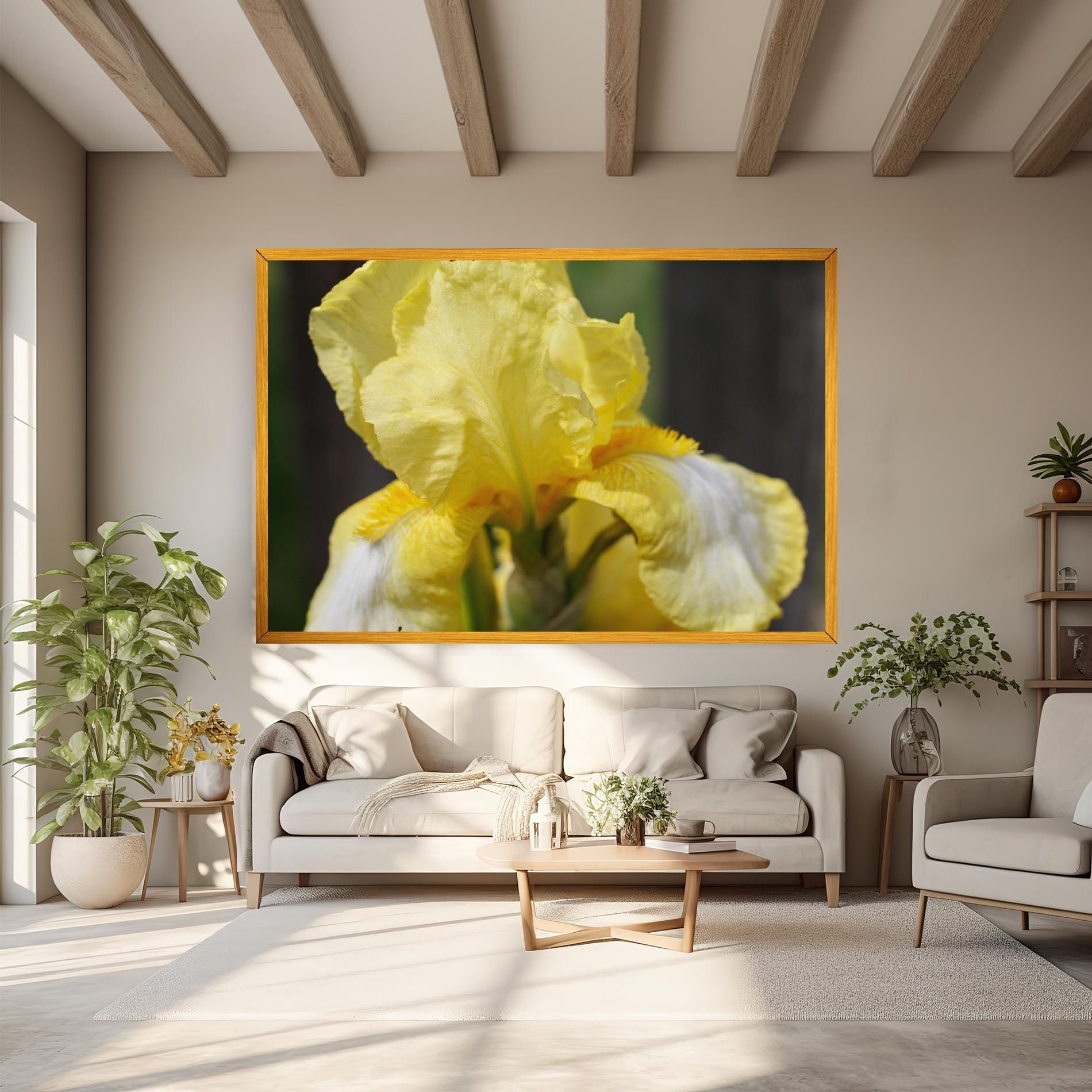 Garden Yellow Iris mockup 6
