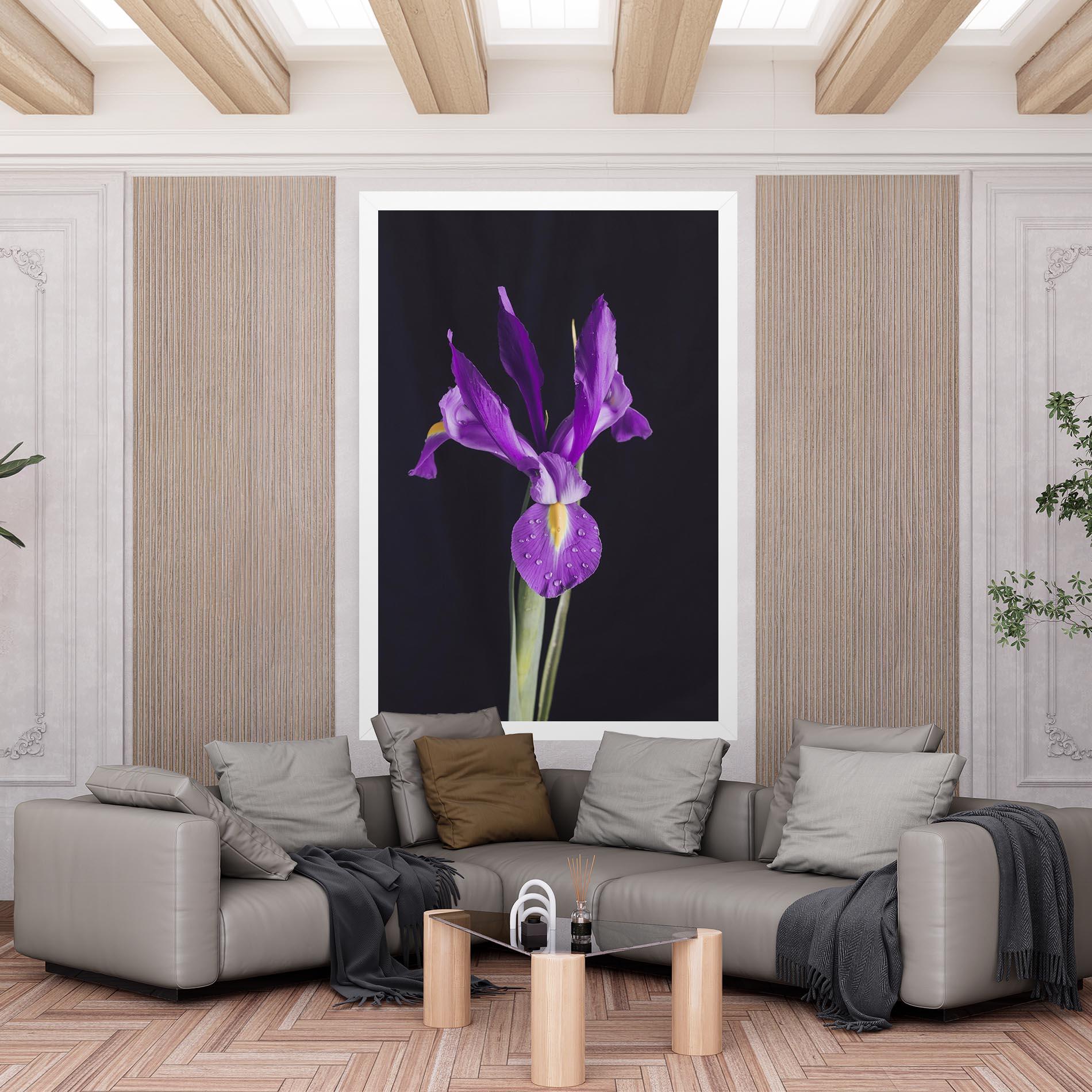 Tablou Canvas Fresh Purple Iris mockup 6