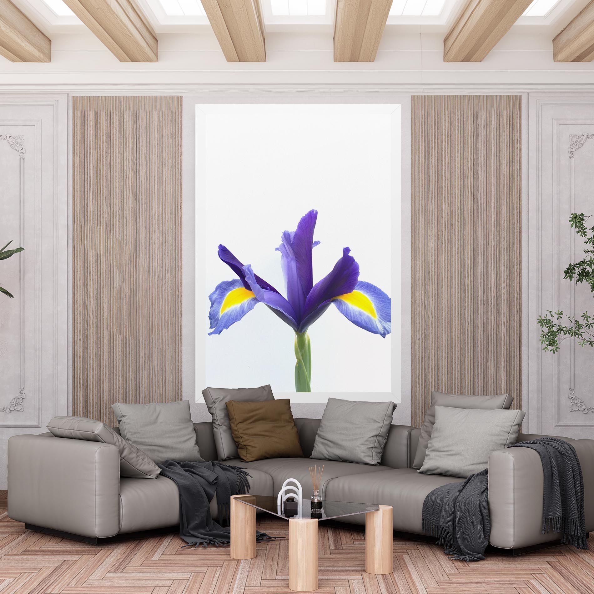 Yellow Color Iris mockup 6
