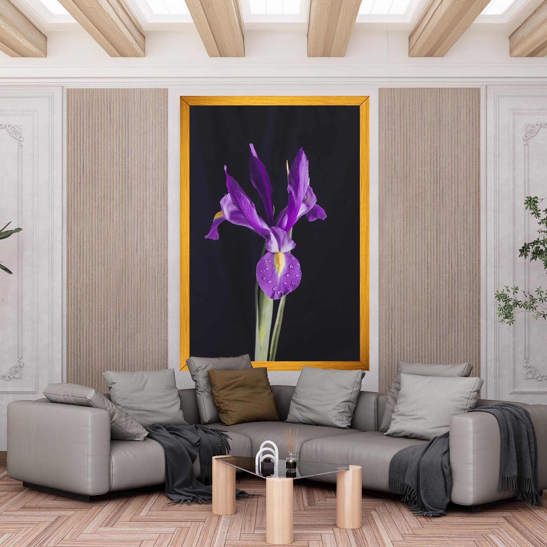 Fresh Purple Iris mockup 6