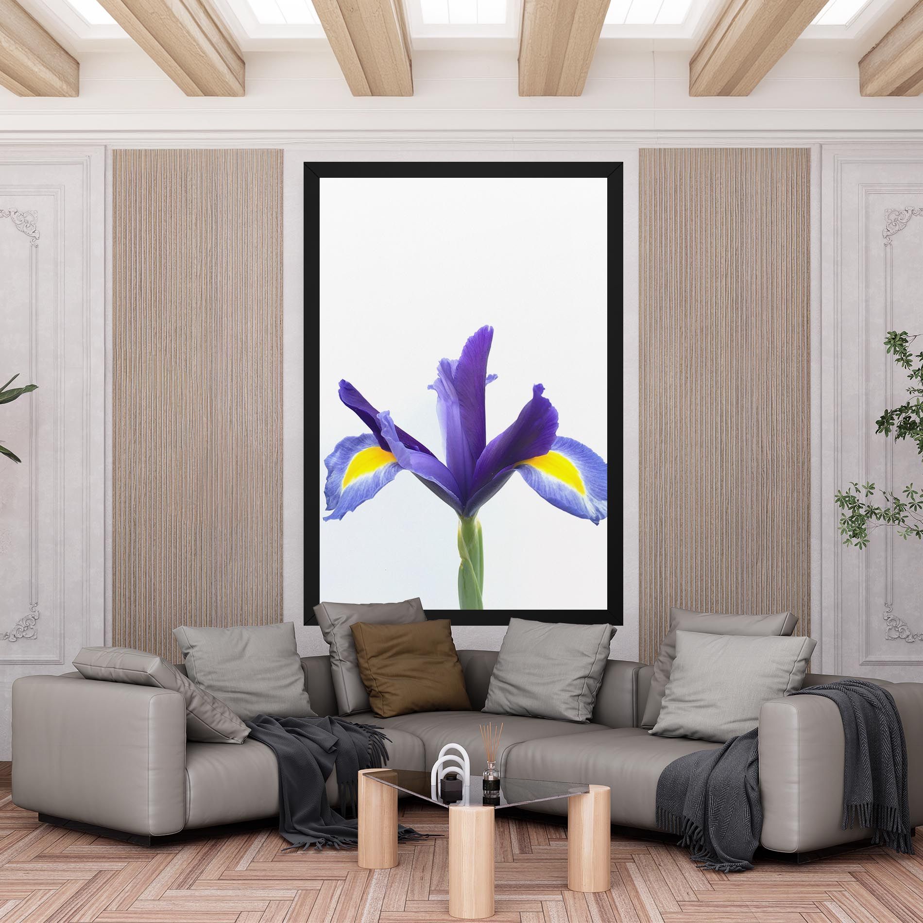 Yellow Color Iris mockup 6