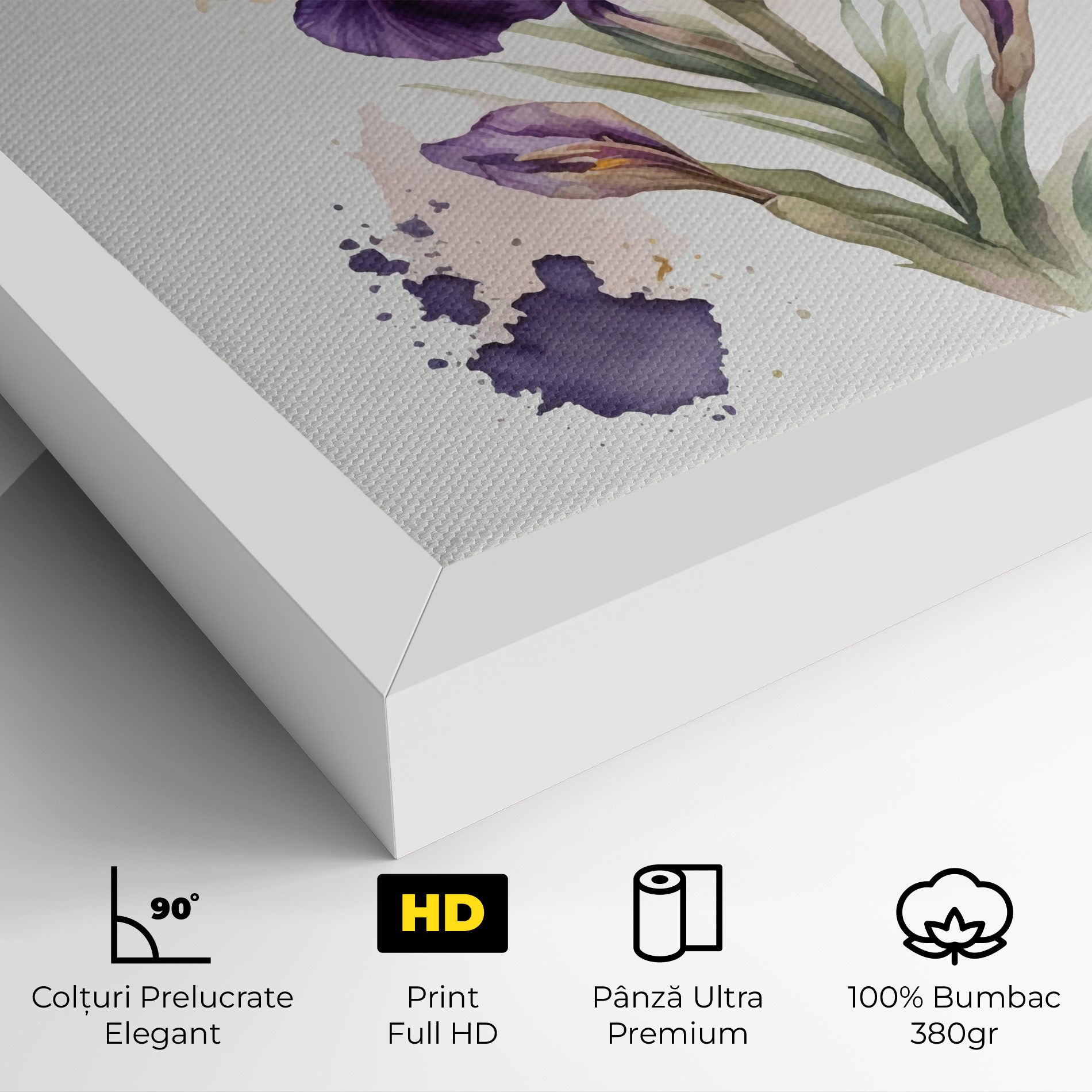 Beautiful Purple Iris mockup 4