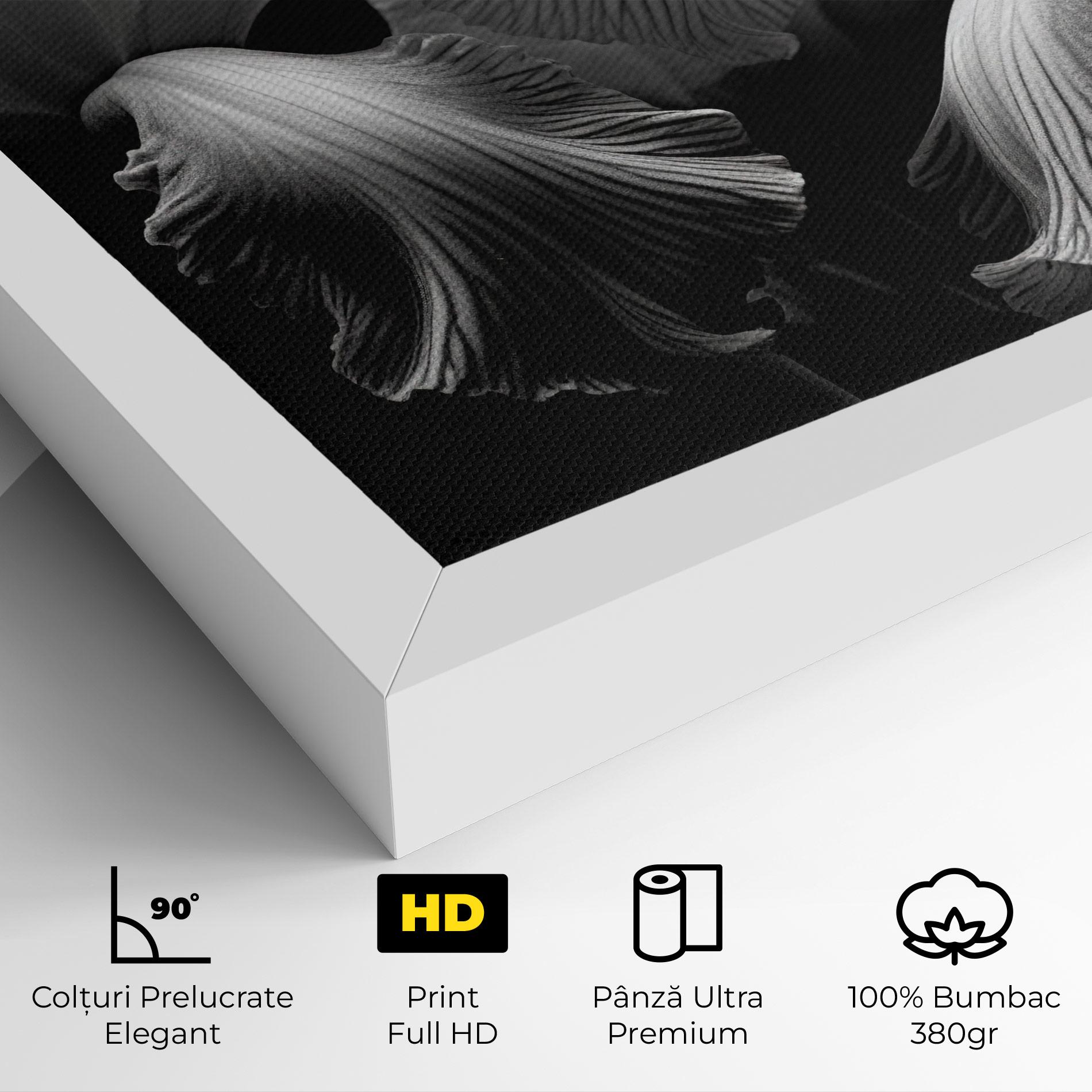 Tablou Canvas Grey Iris mockup 4