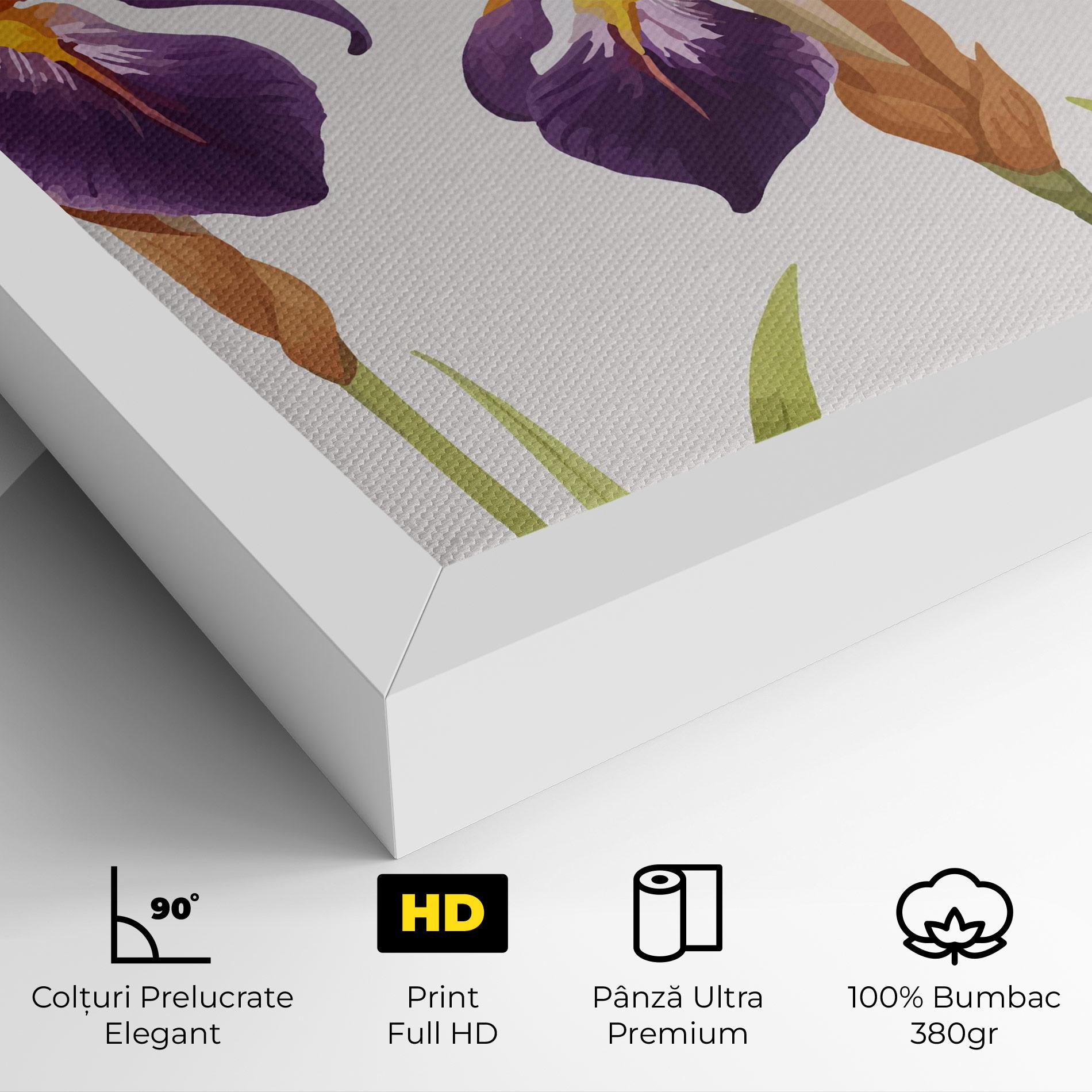 Tablou Canvas Iris Leaf mockup 4