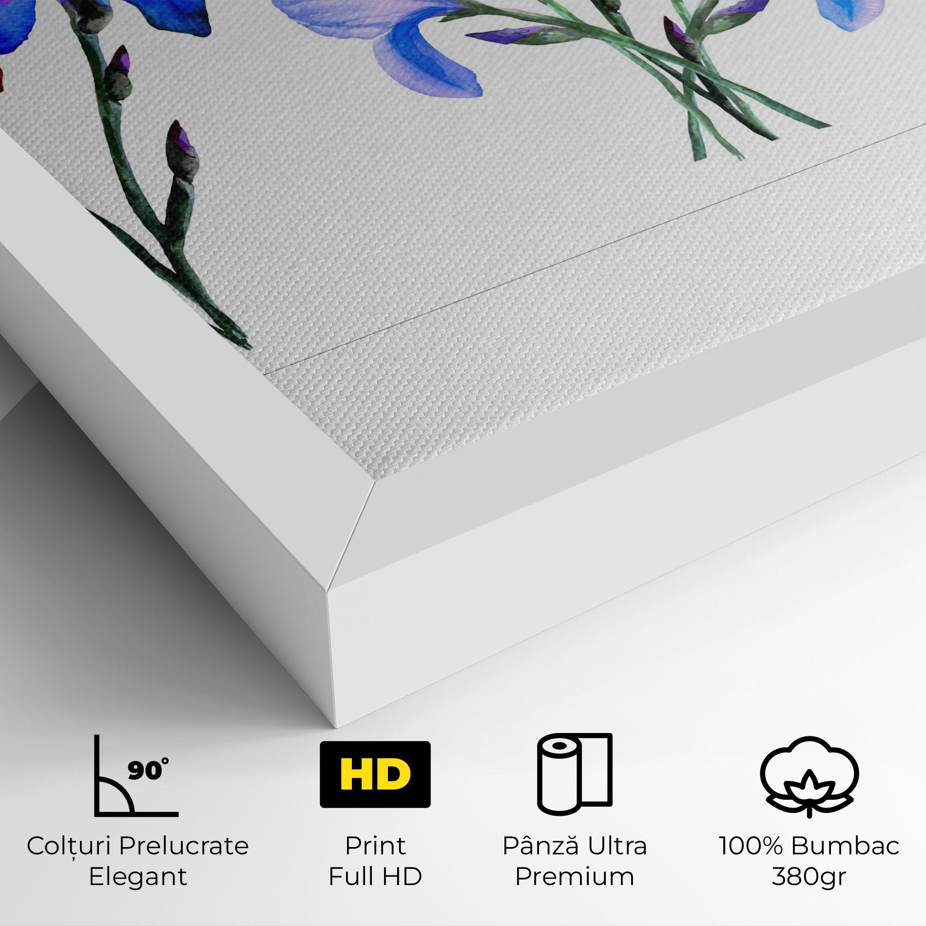 Tablou Canvas Iris Set mockup 4