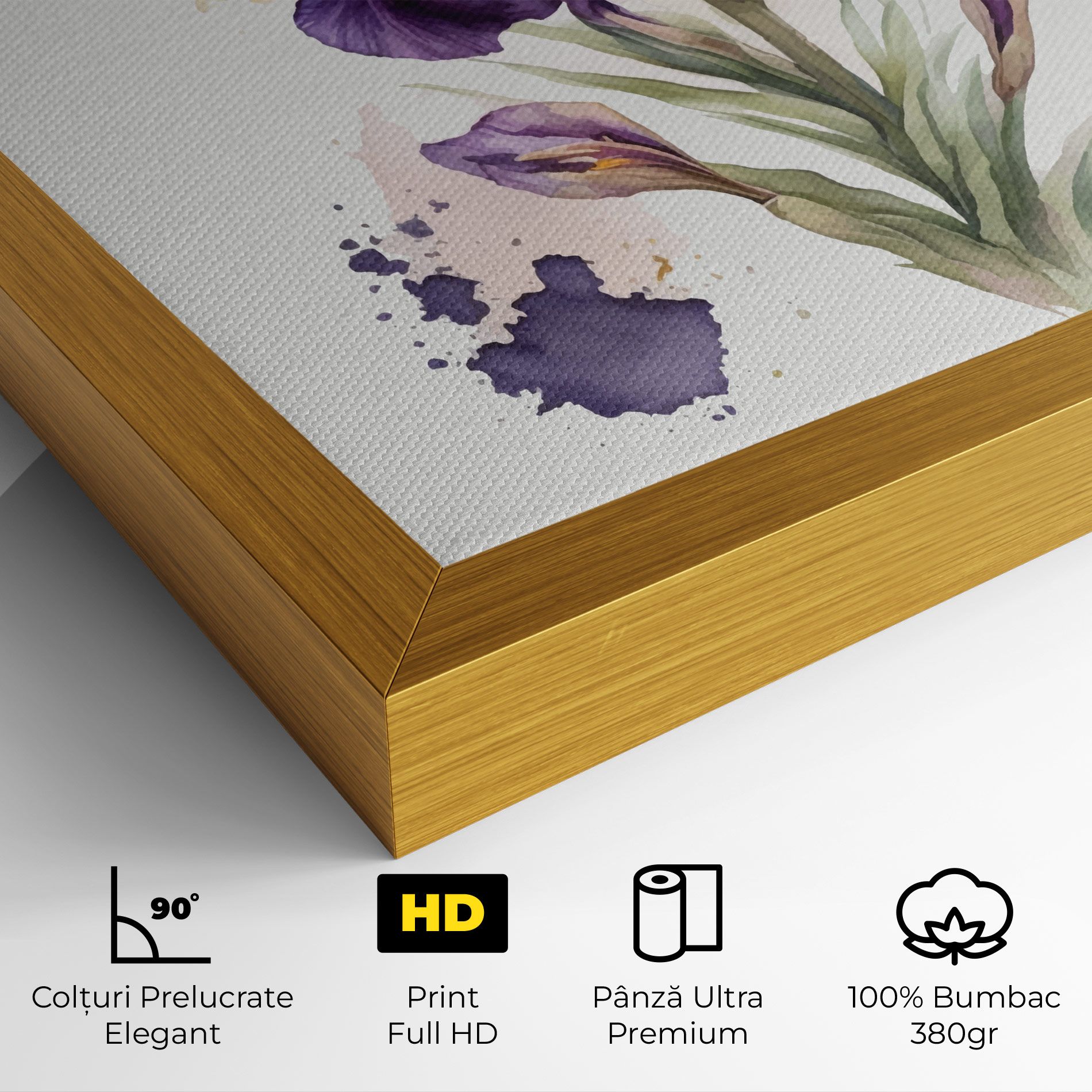 Beautiful Purple Iris mockup 4