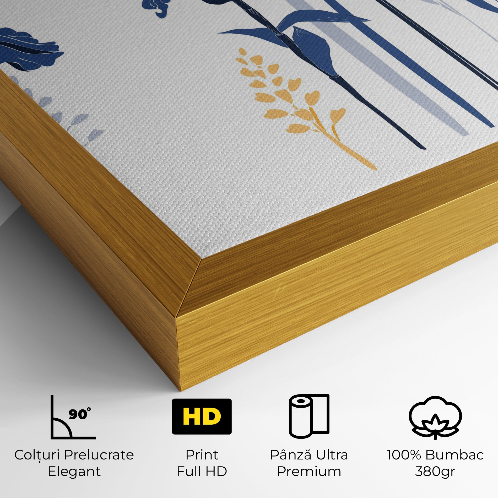 Iris Blue Art mockup 4