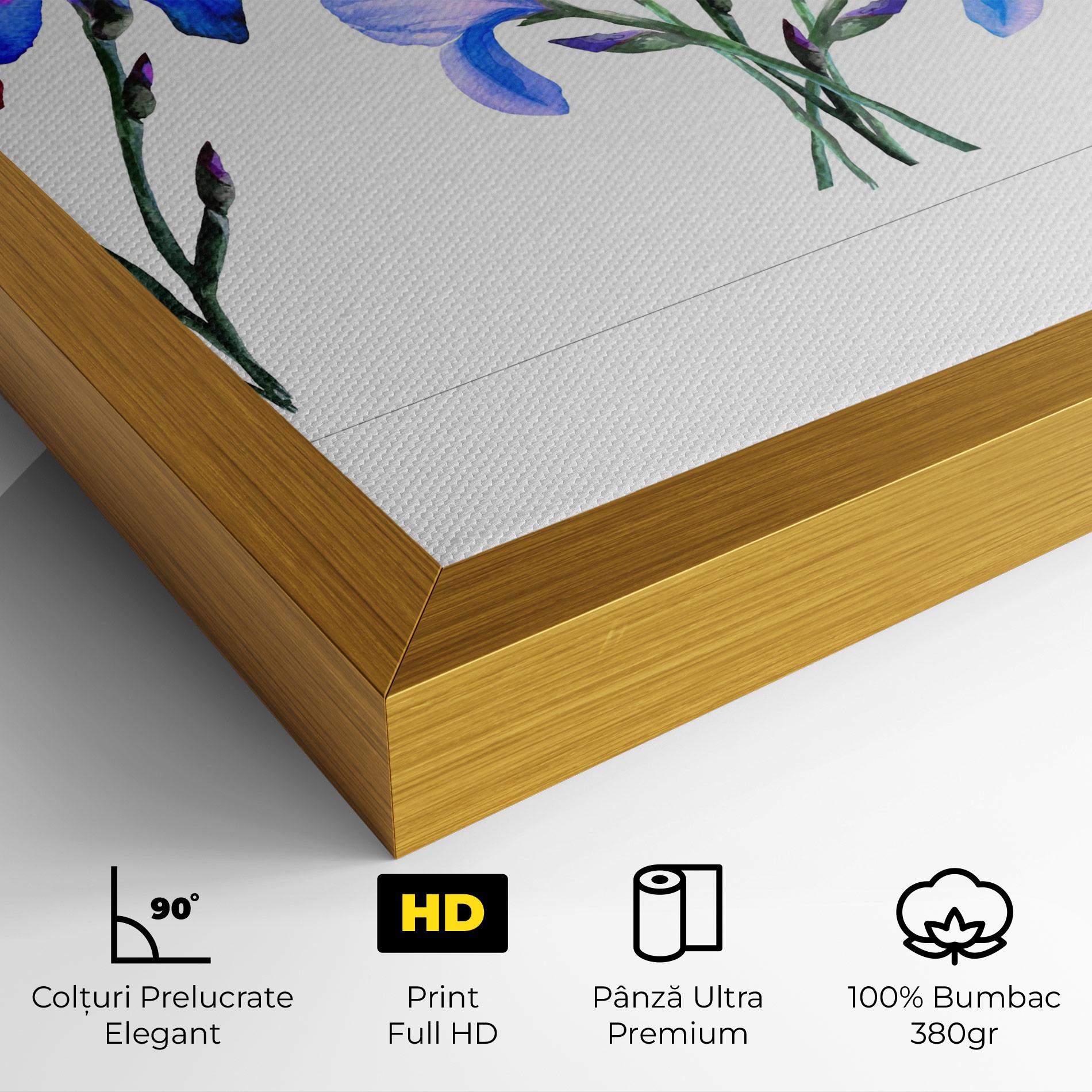 Tablou Canvas Iris Set mockup 4