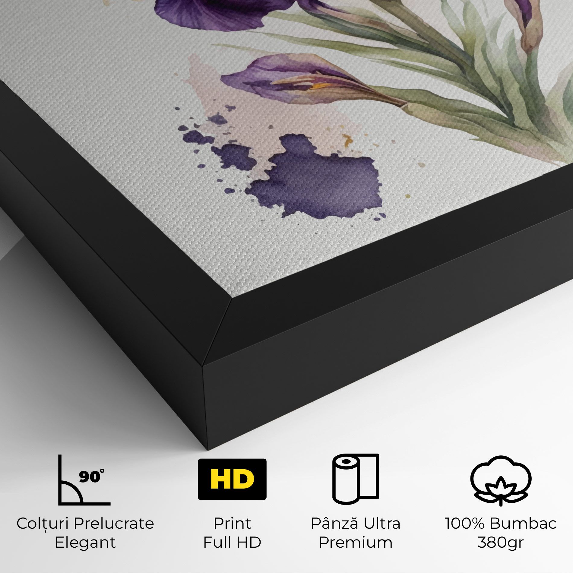 Beautiful Purple Iris mockup 4