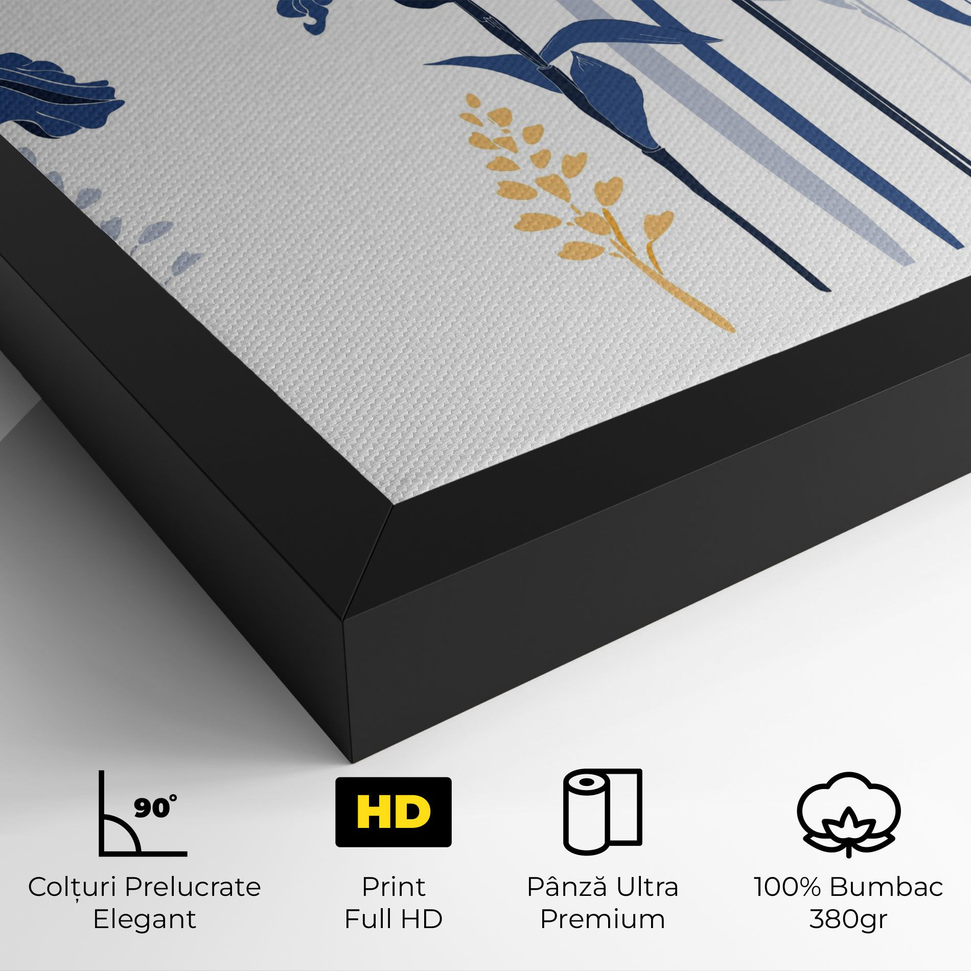 Iris Blue Art mockup 4