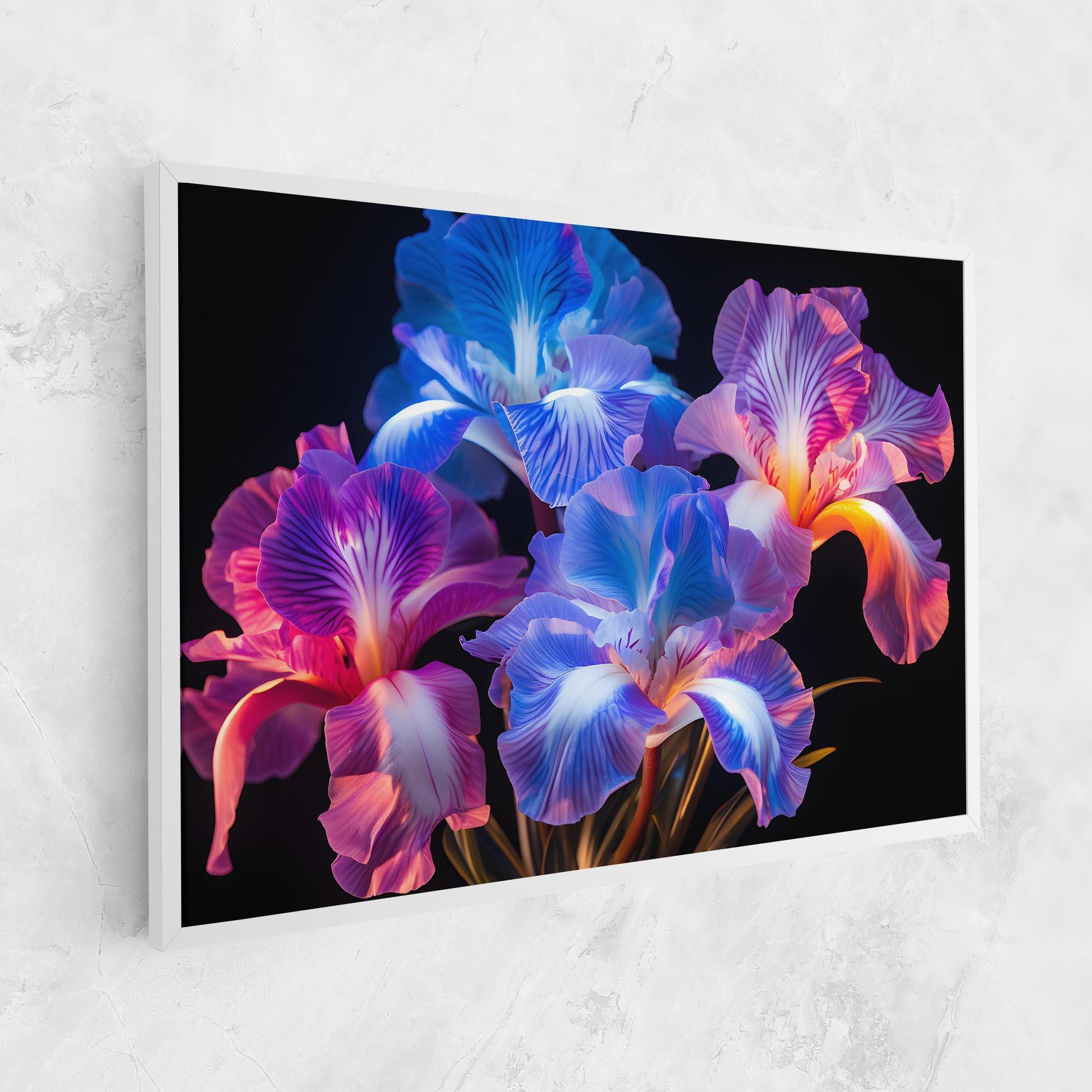 Tablou Canvas Blue Light Iris mockup 1
