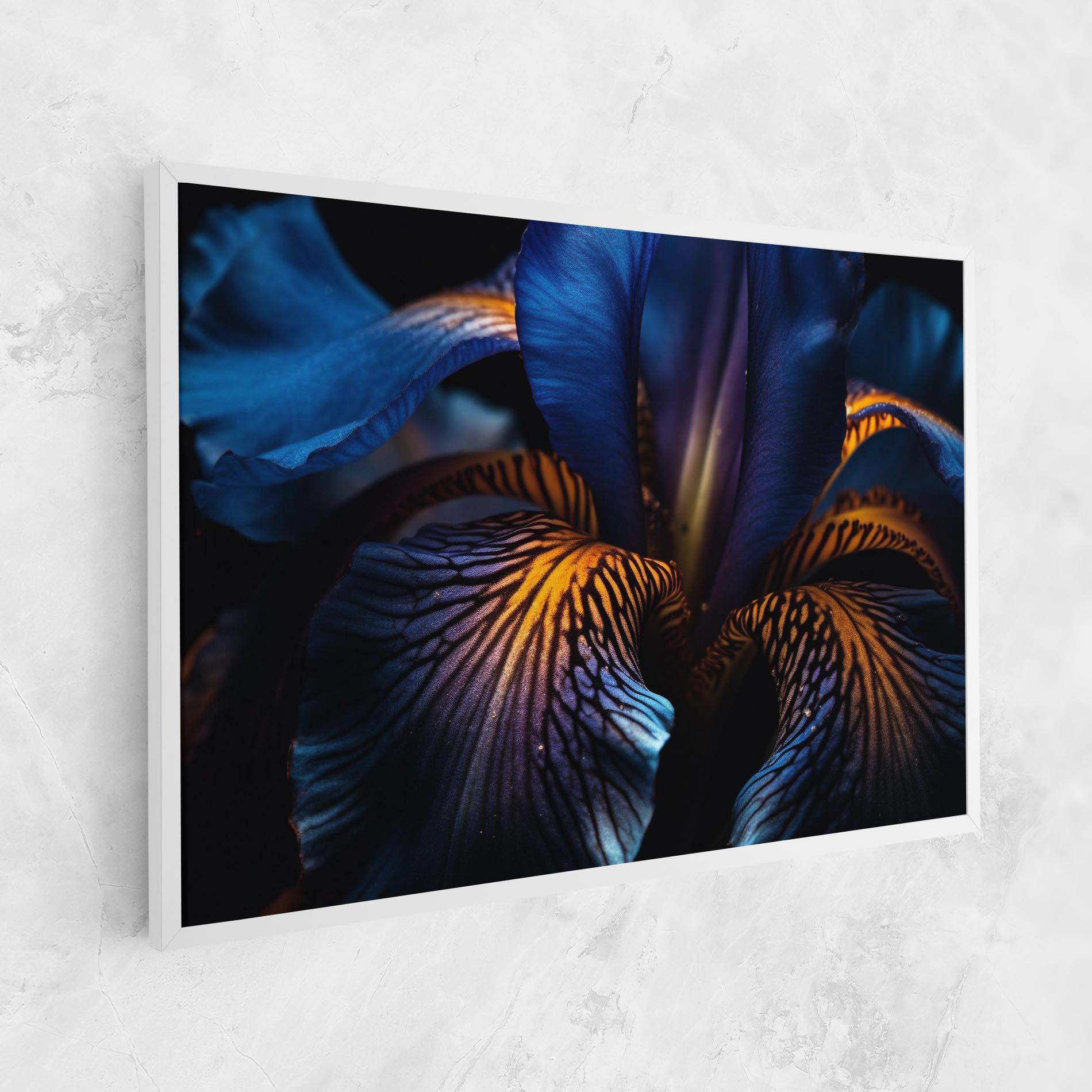 Tablou Canvas Dark Yellow Iris mockup 1
