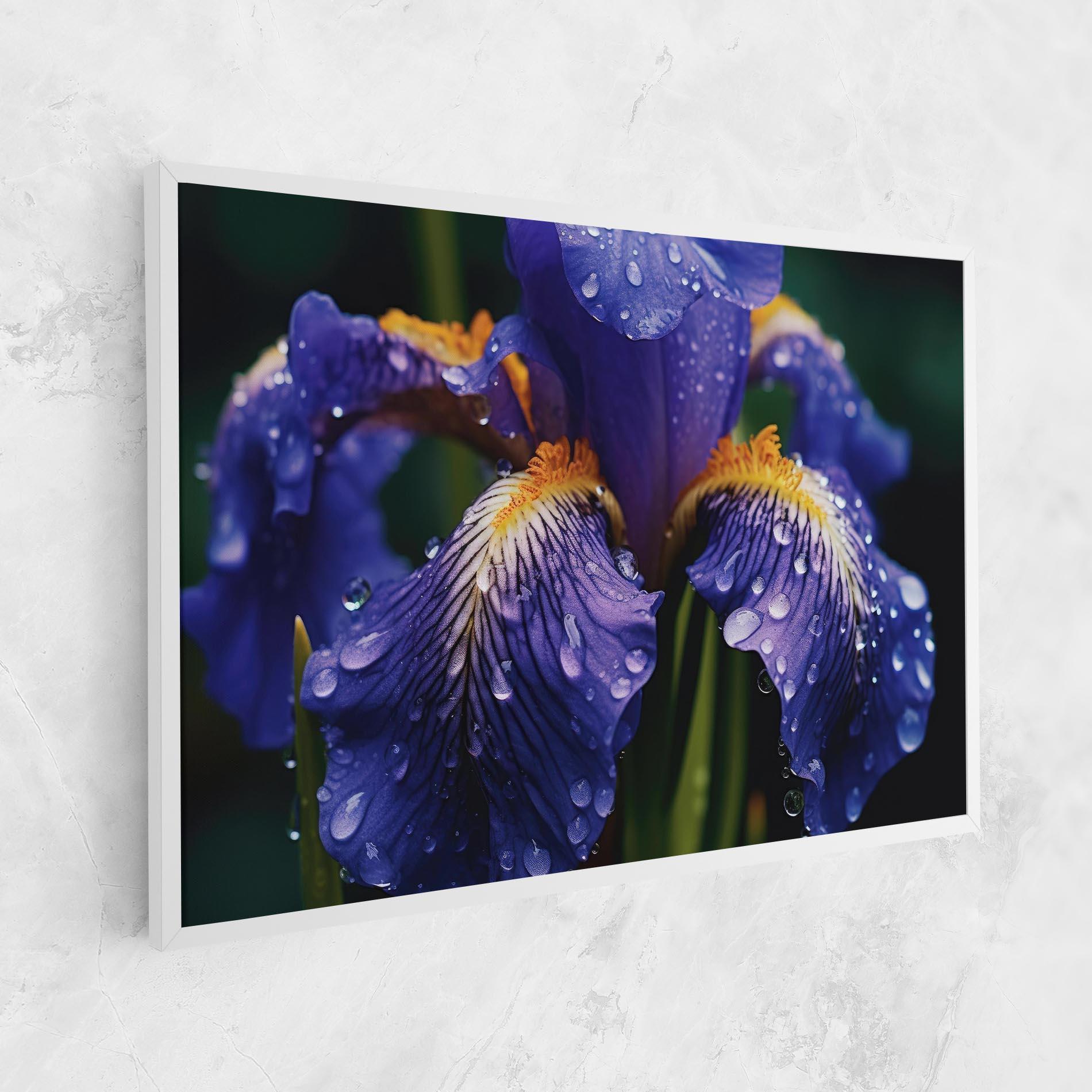 Tablou Canvas Iris After Rain mockup 1