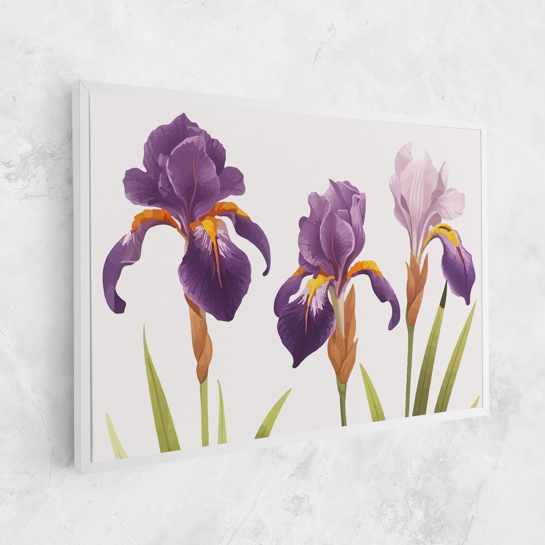 Tablou Canvas Iris Leaf mockup 1