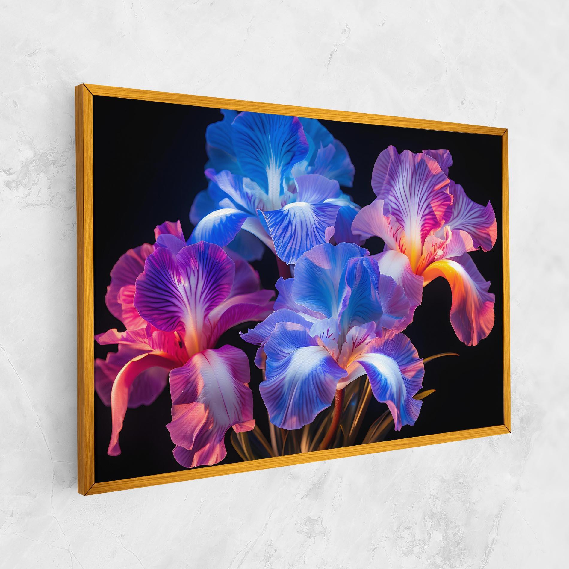 Tablou Canvas Blue Light Iris mockup 1