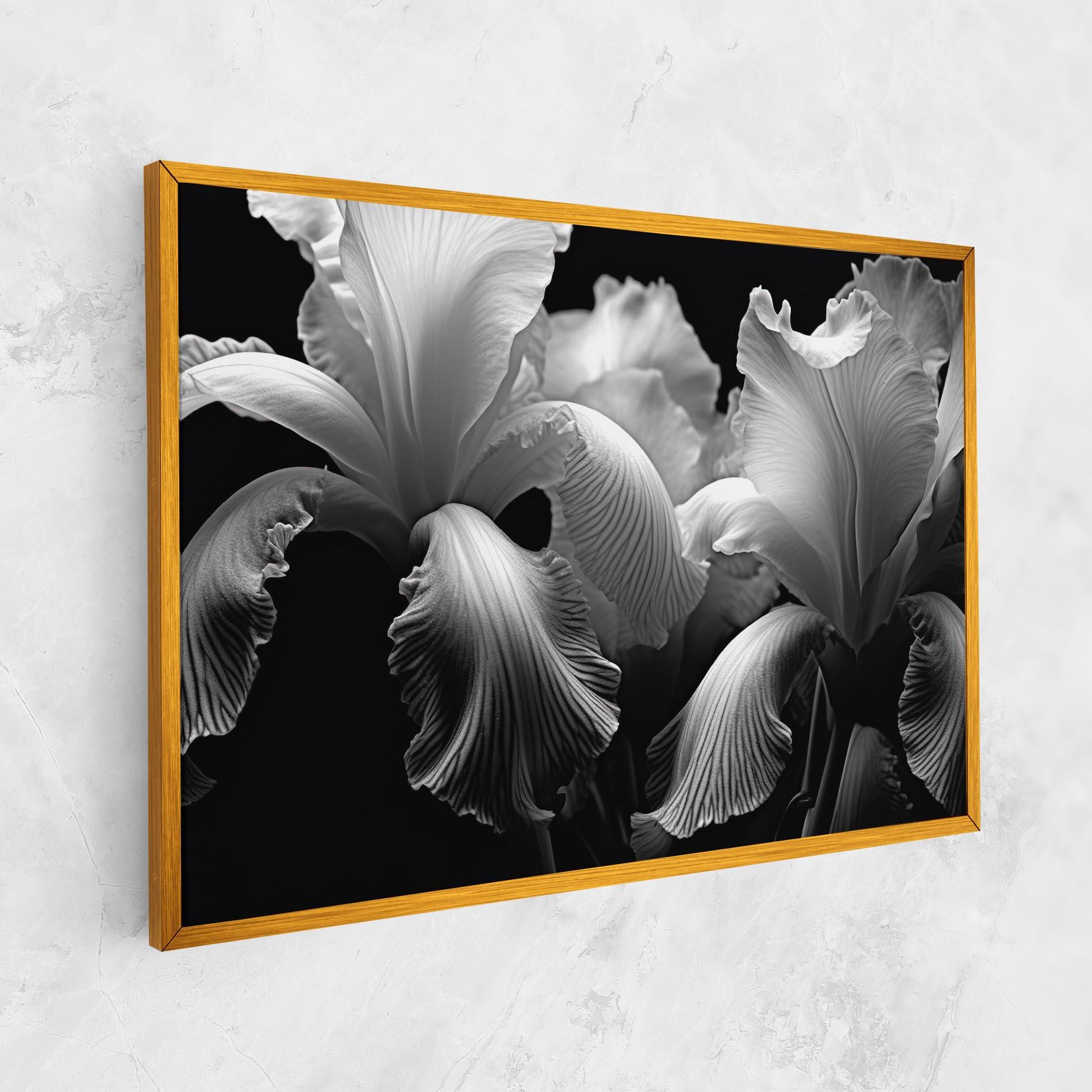 Tablou Canvas Grey Iris mockup 1