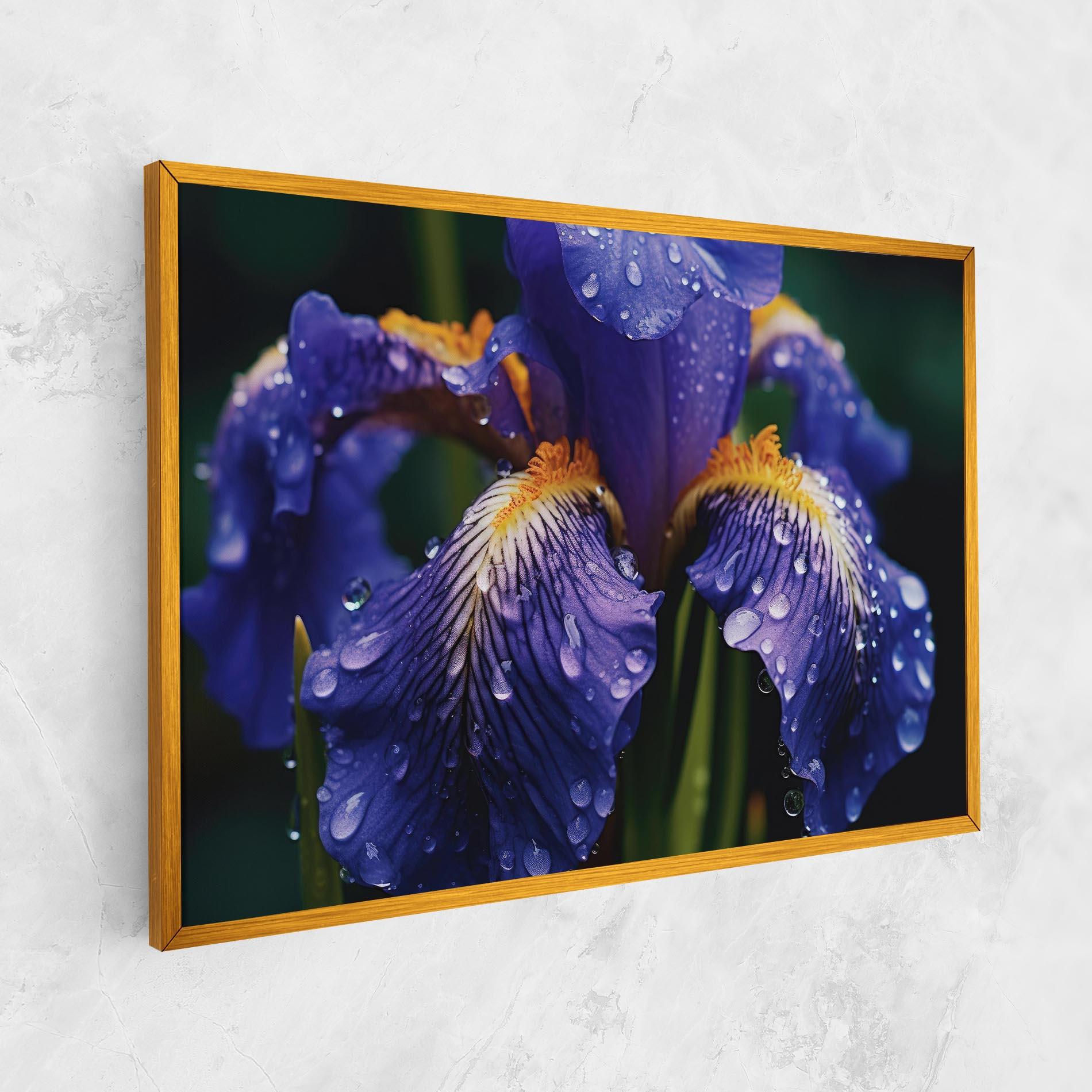 Tablou Canvas Iris After Rain mockup 1