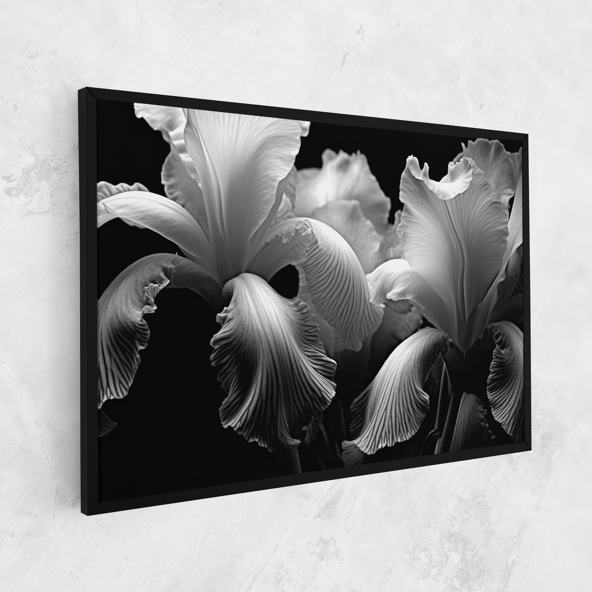 Tablou Canvas Grey Iris mockup 1