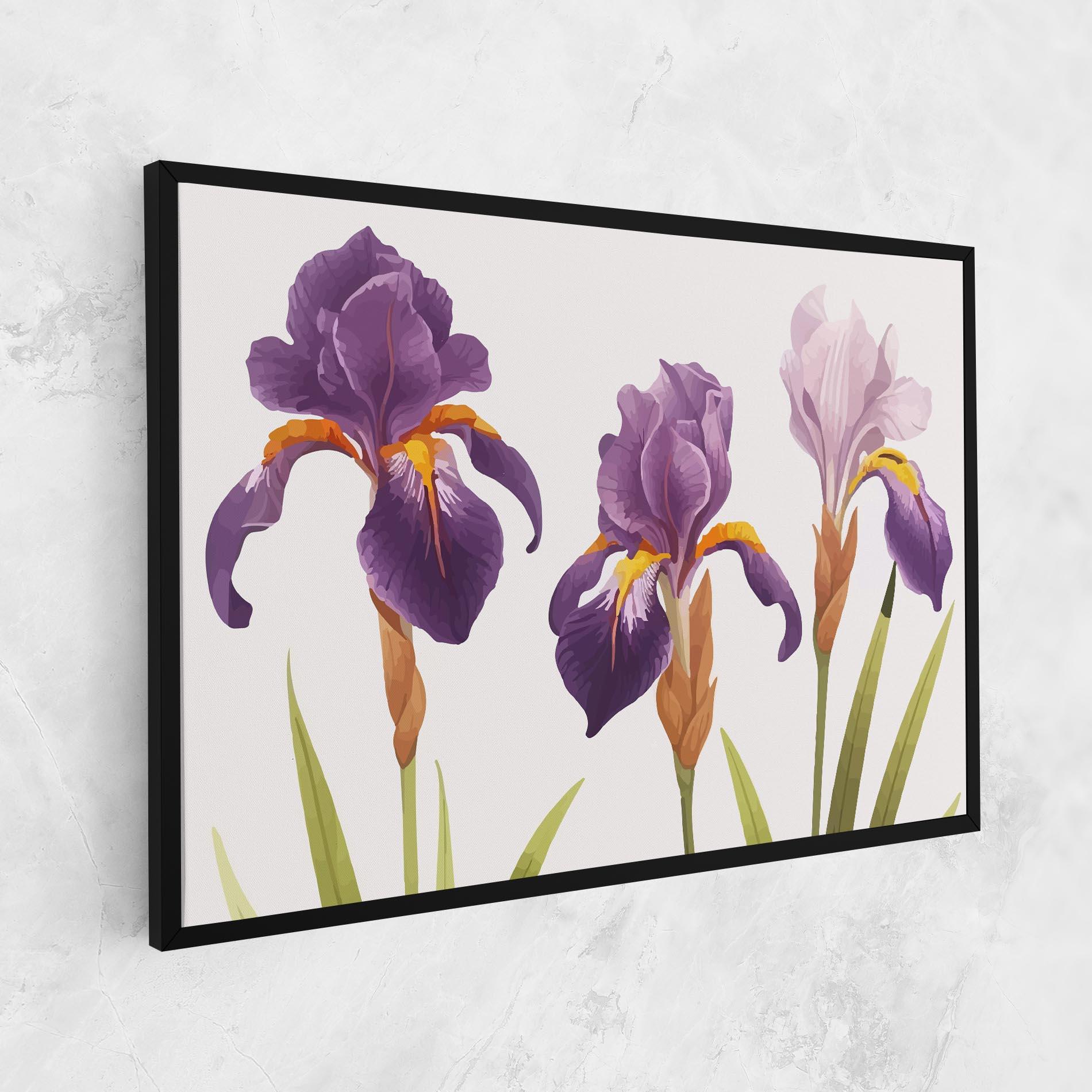 Tablou Canvas Iris Leaf mockup 1