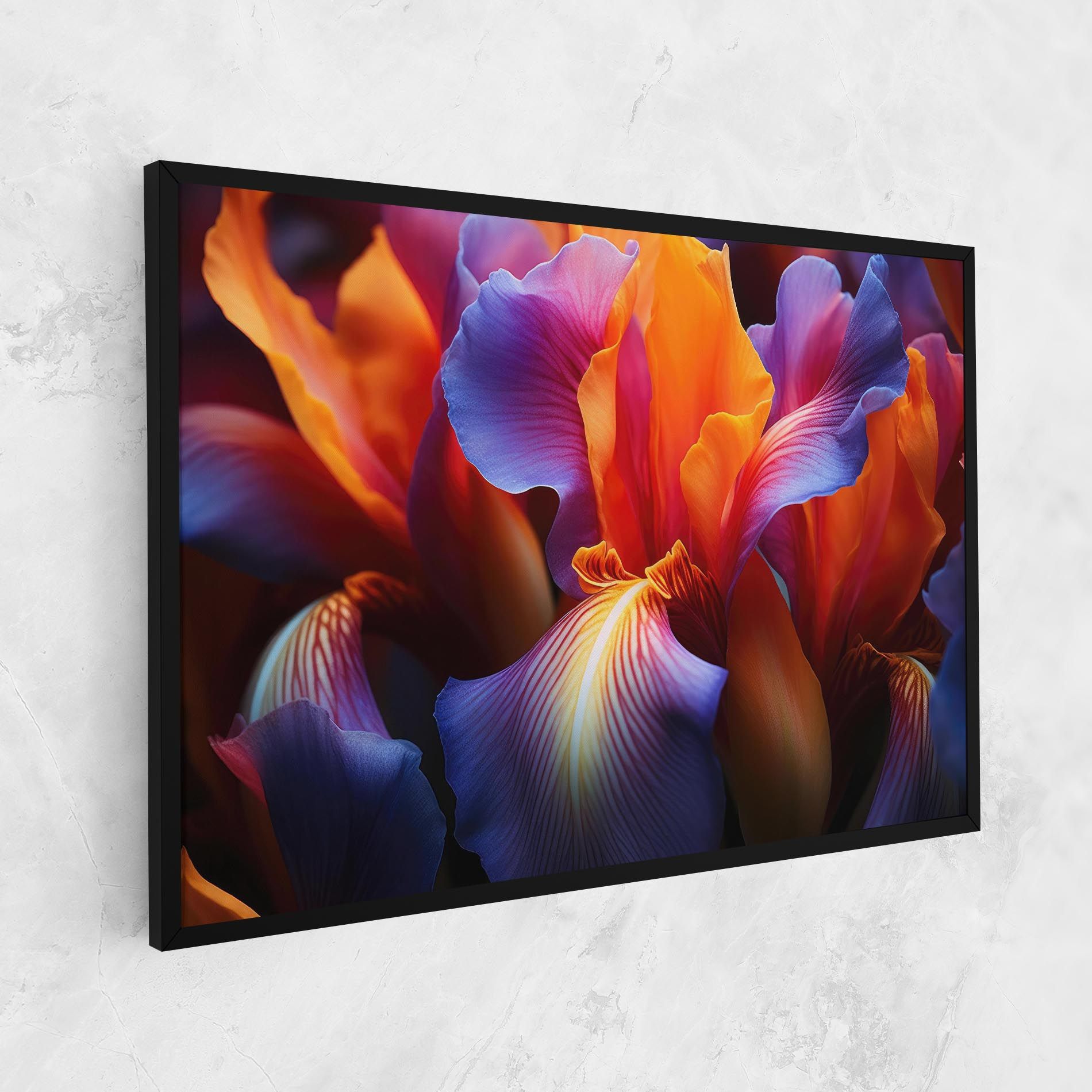 Orange Purple Iris mockup 1