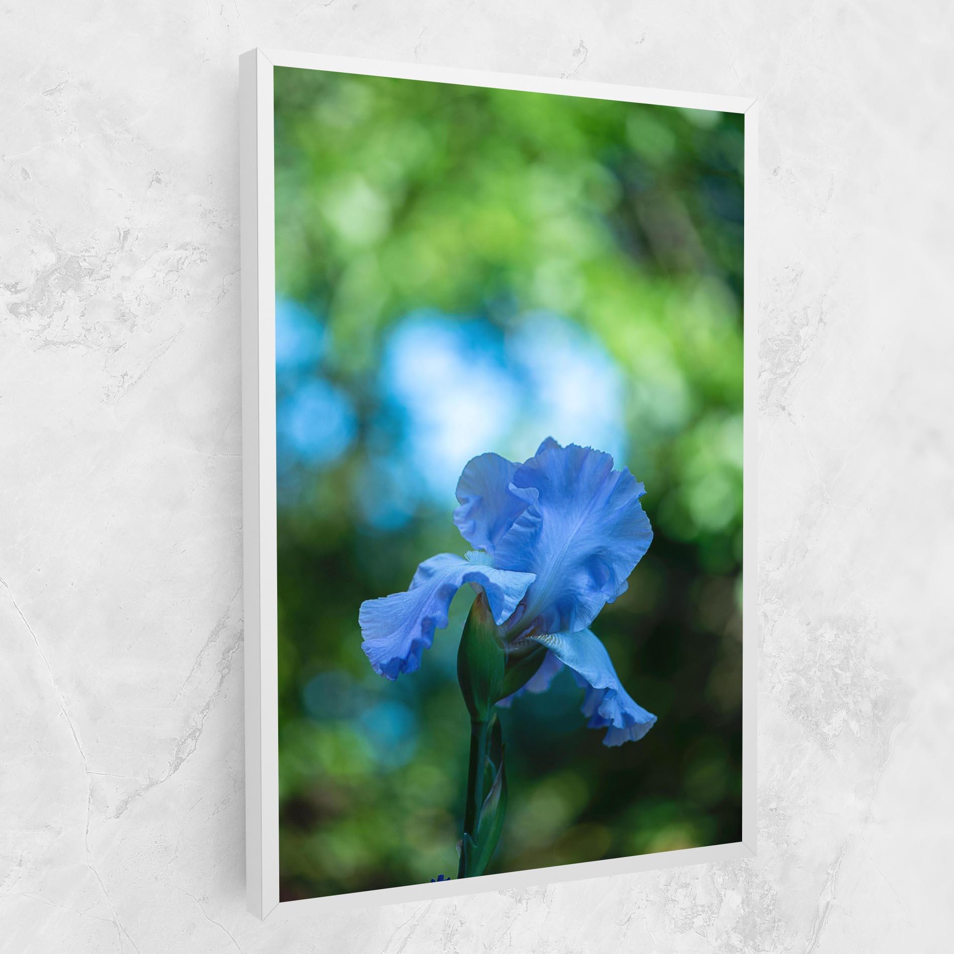 Tablou Canvas Blue Iris In The Garden mockup 1