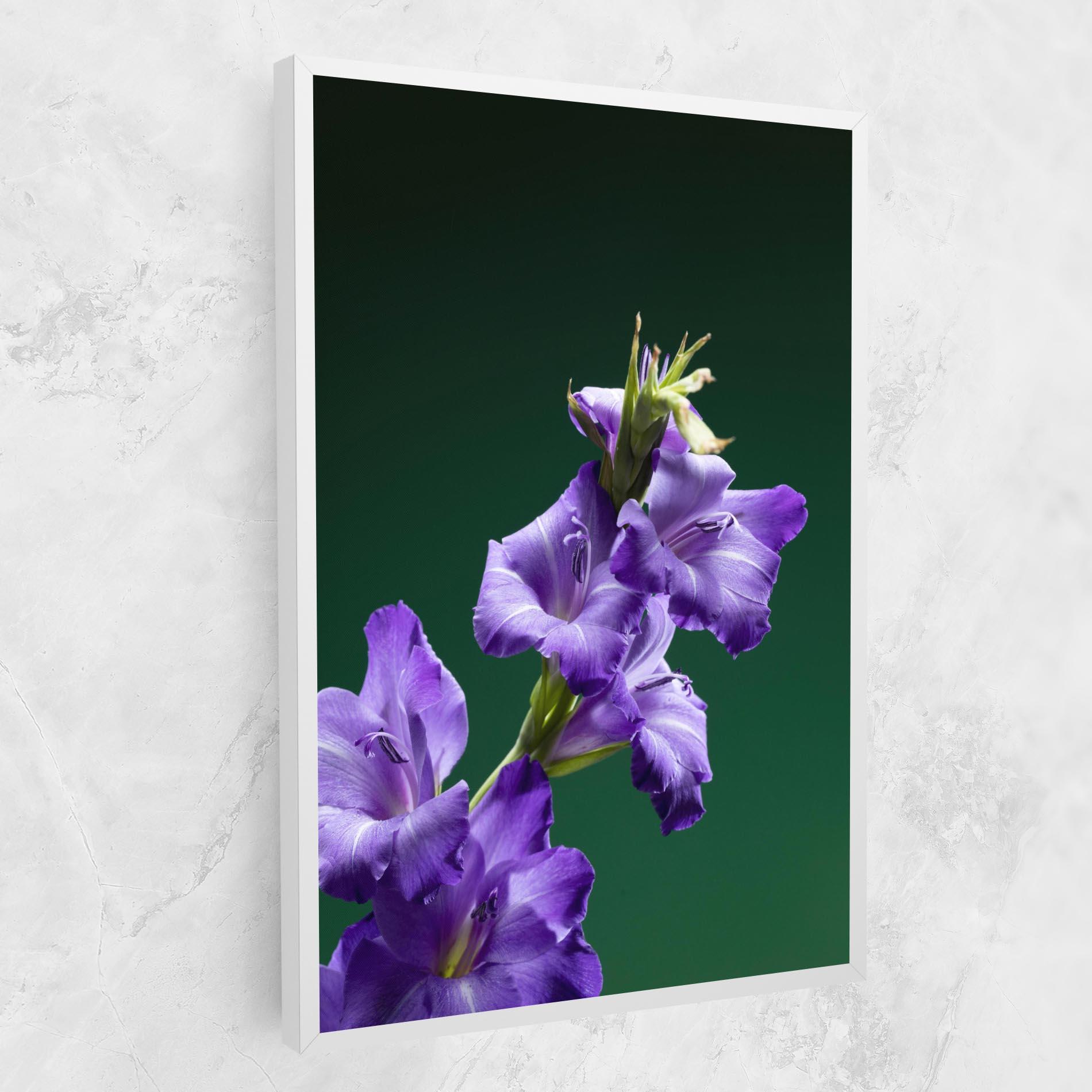 Tablou Canvas Iris On Green mockup 1