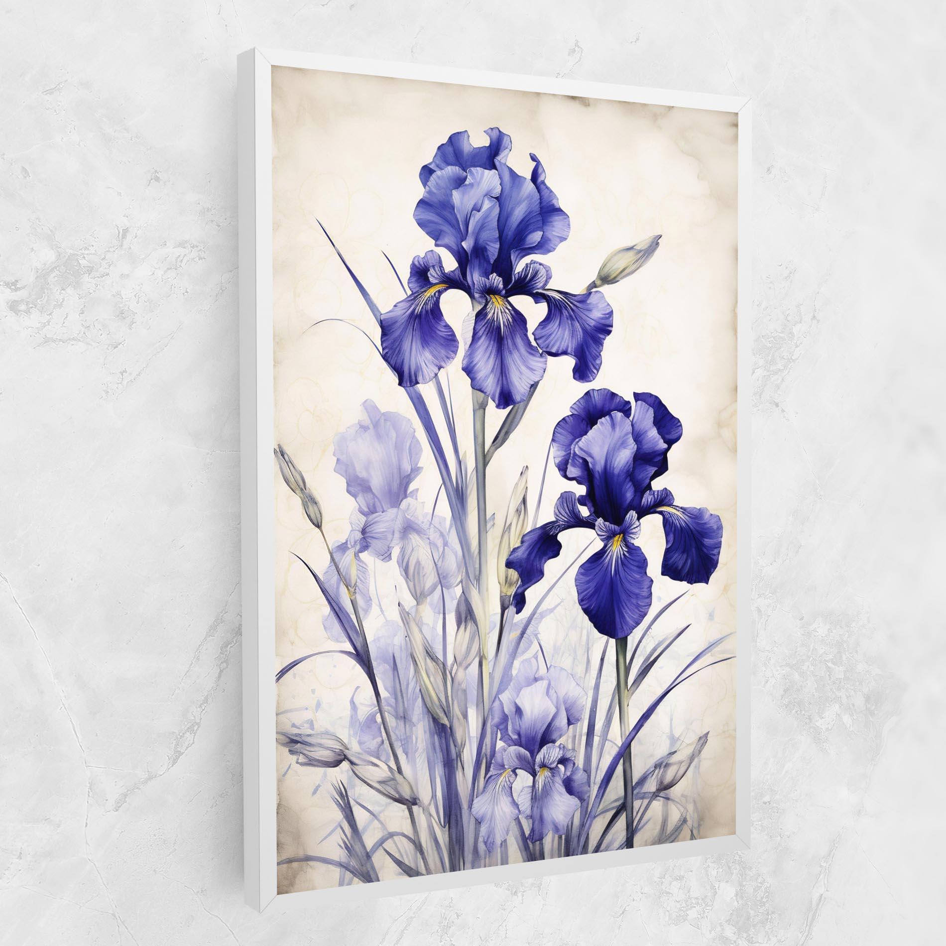 Tablou Canvas Irises Painting mockup 1