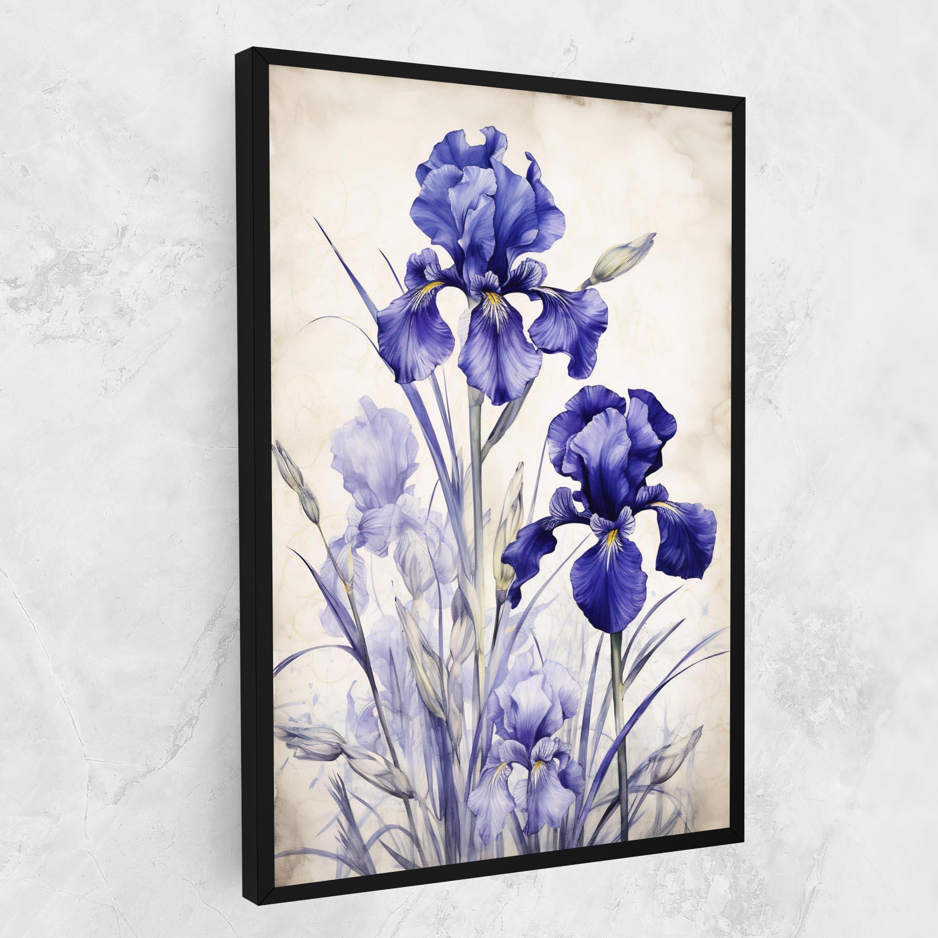 Tablou Canvas Irises Painting mockup 1