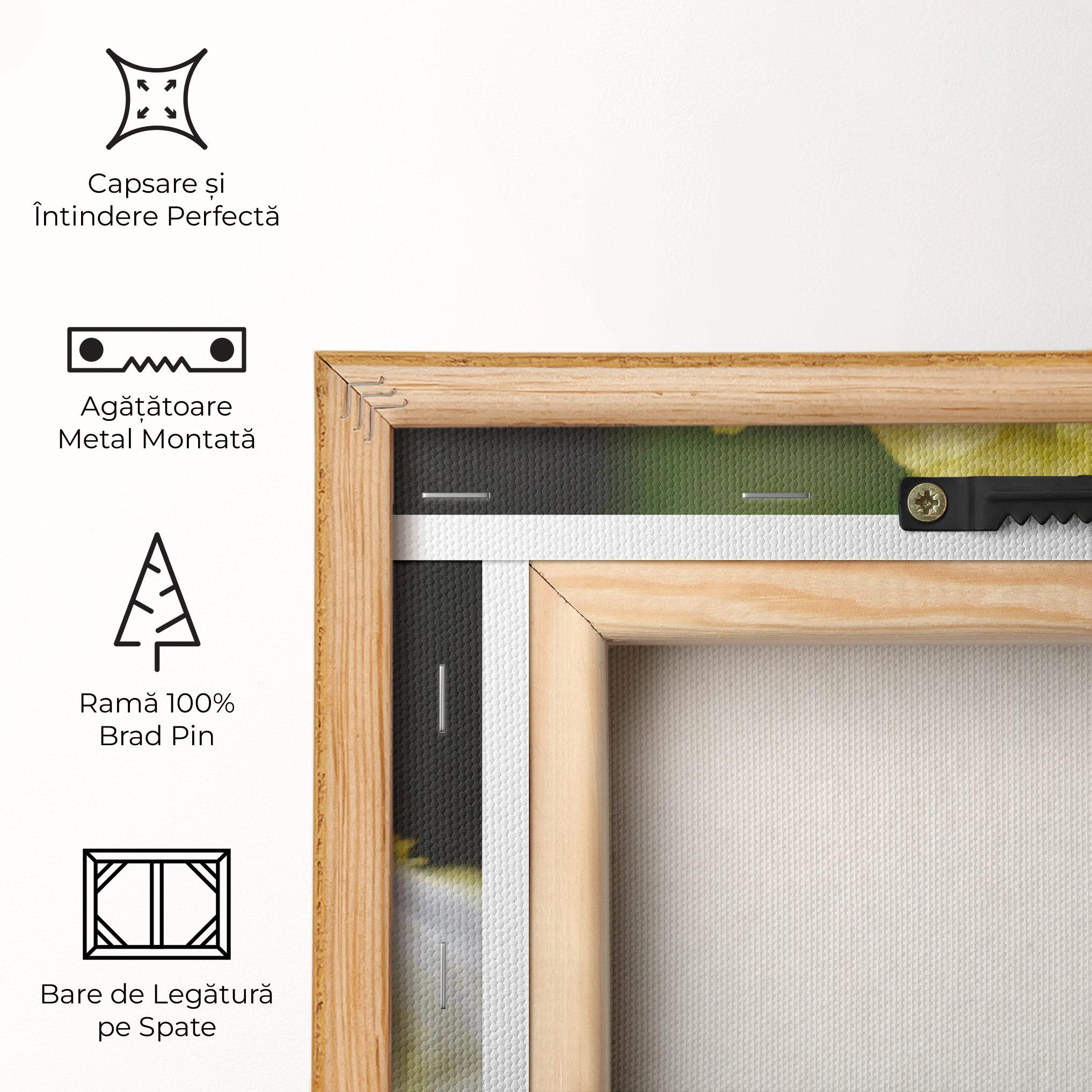 Tablou Canvas Garden Yellow Iris mockup 5