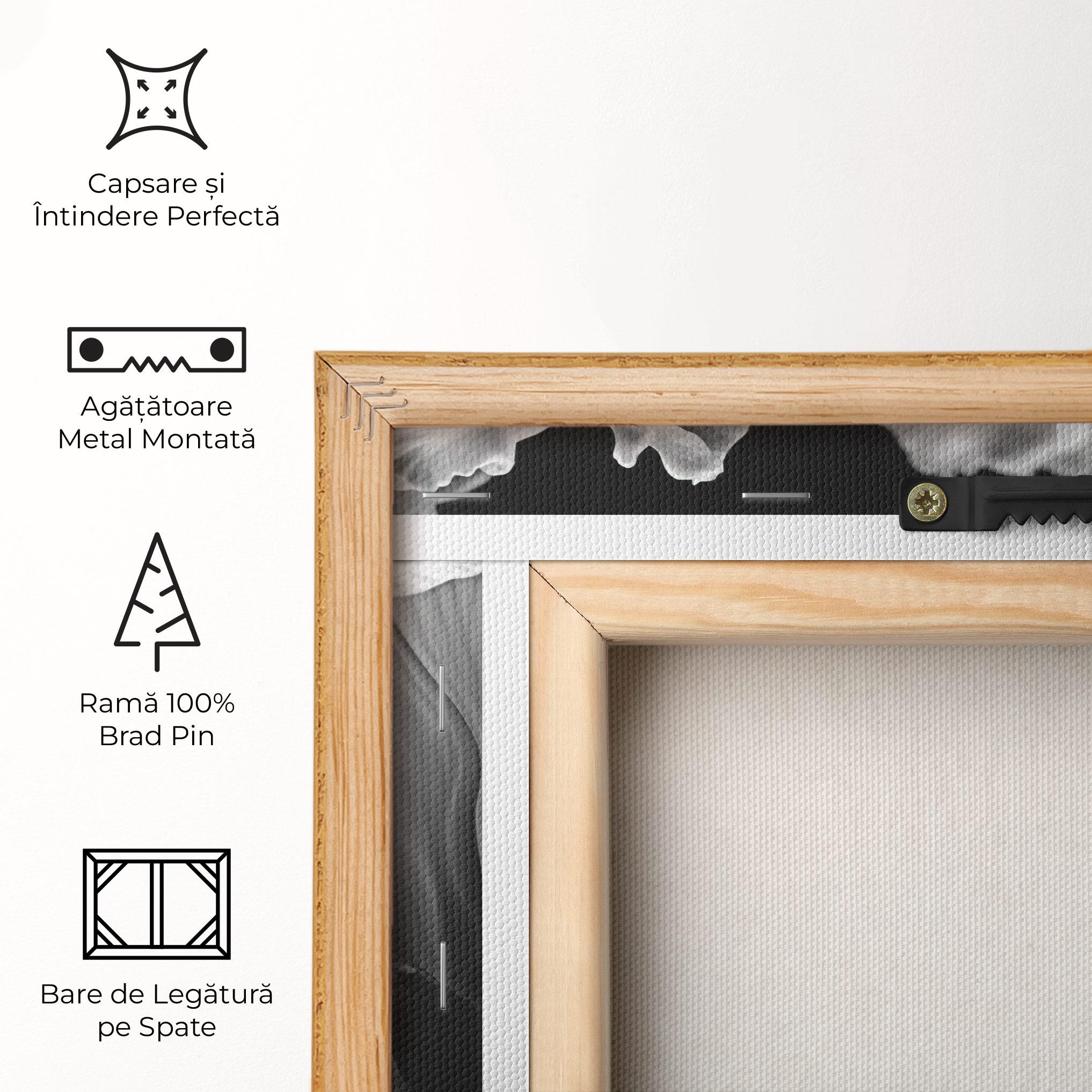 Tablou Canvas Grey Iris mockup 5