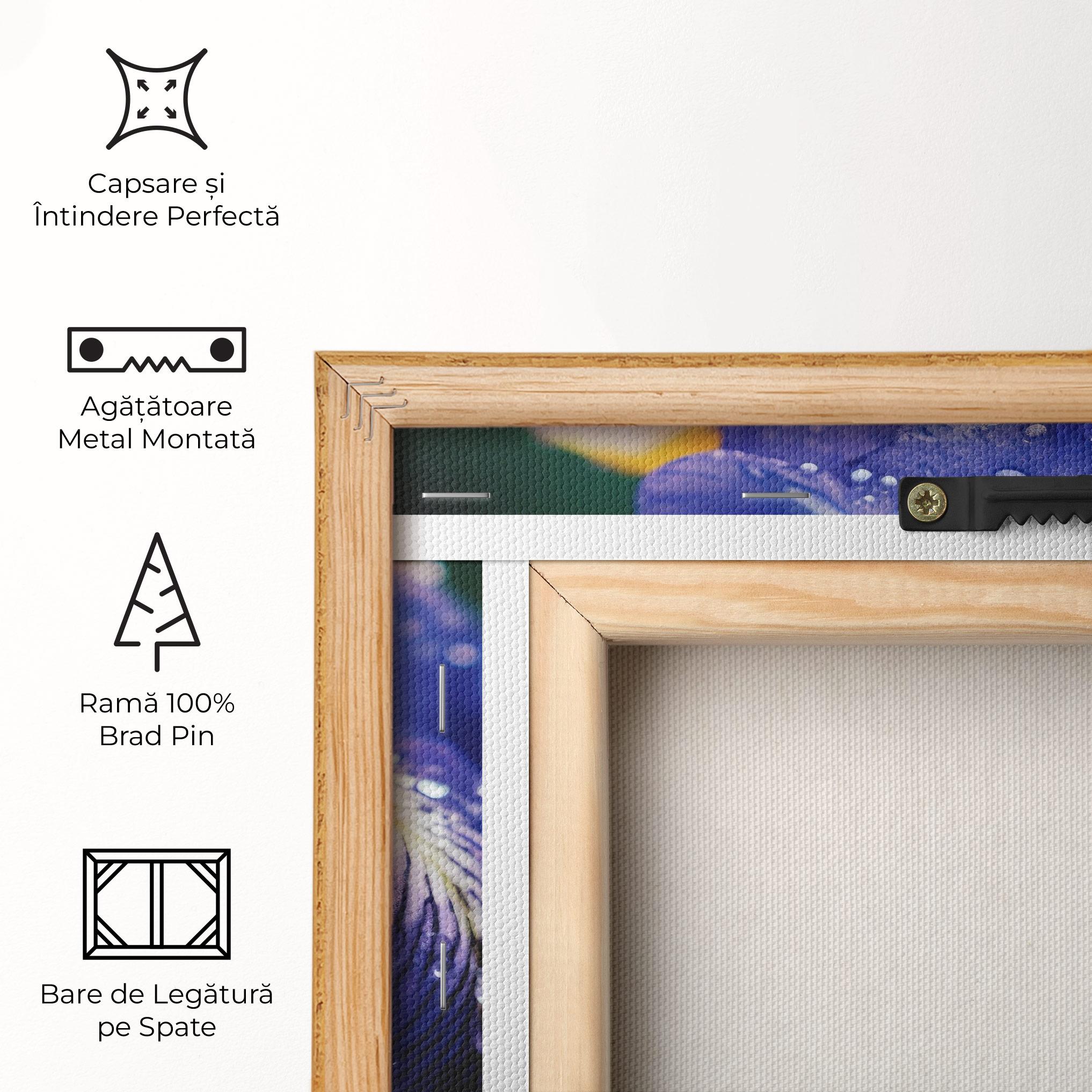 Tablou Canvas Iris After Rain mockup 5