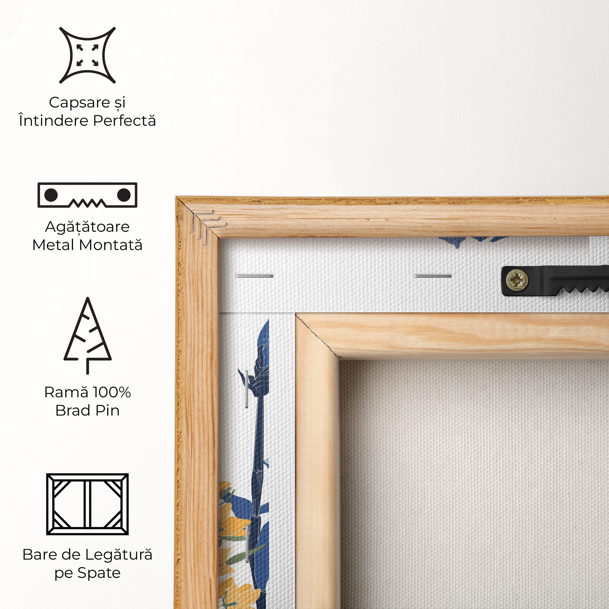 Iris Blue Art mockup 5