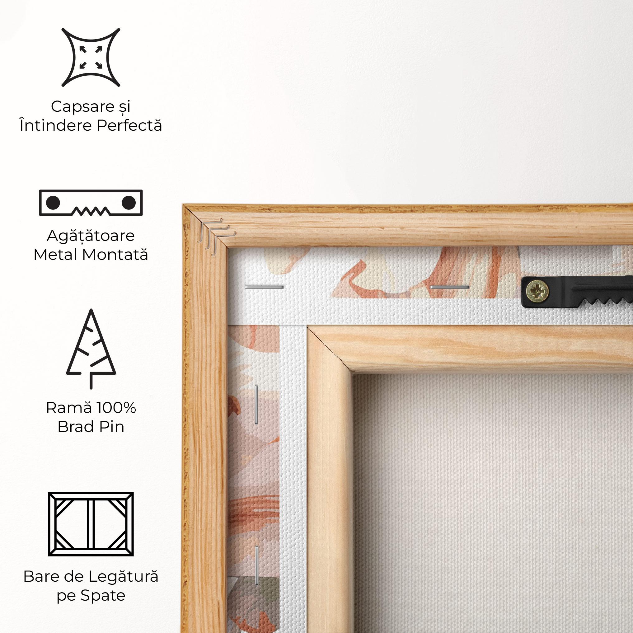 Tablou Canvas Light Orange Iris mockup 5