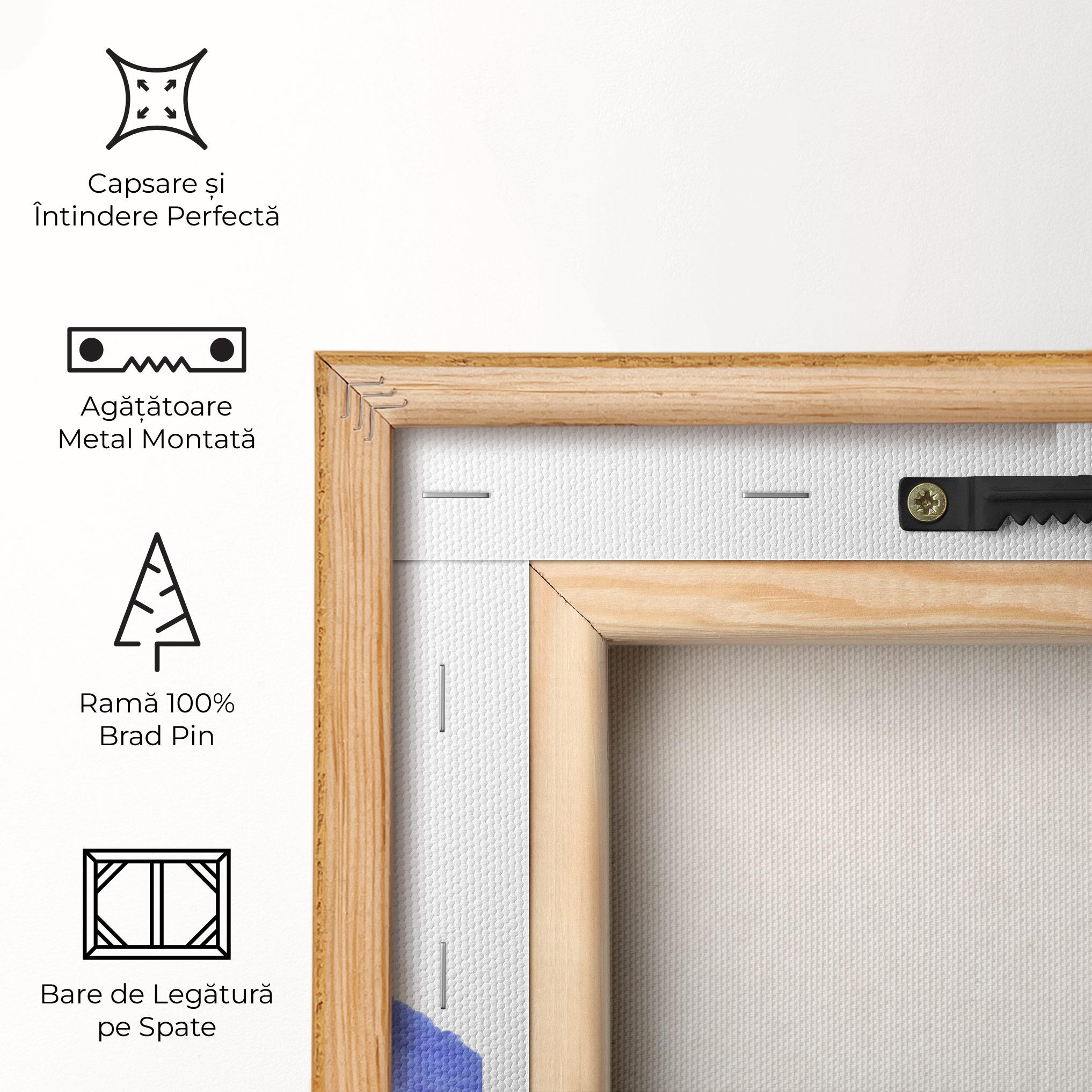 Tablou Canvas Yellow Color Iris mockup 5