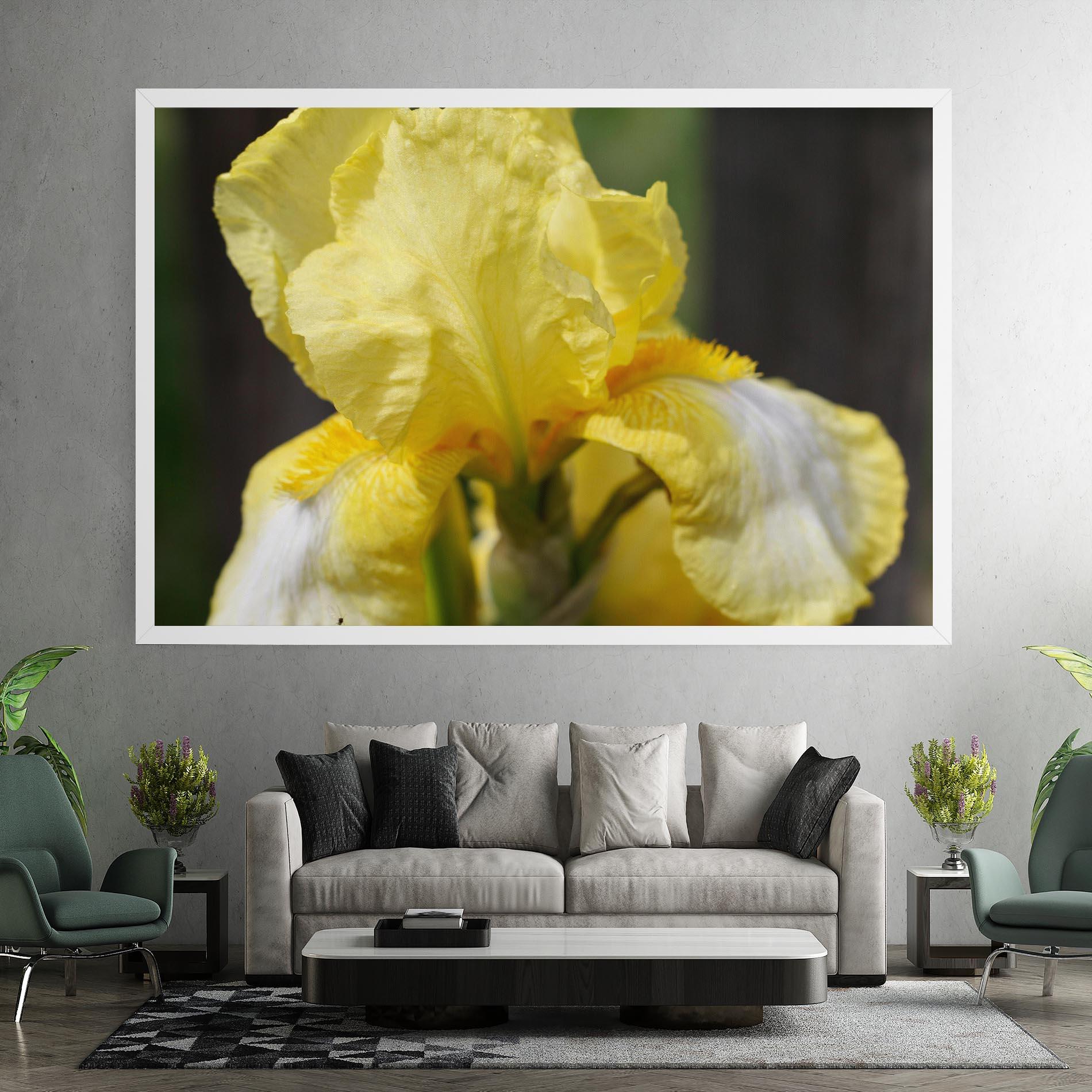 Tablou Canvas Garden Yellow Iris mockup 7