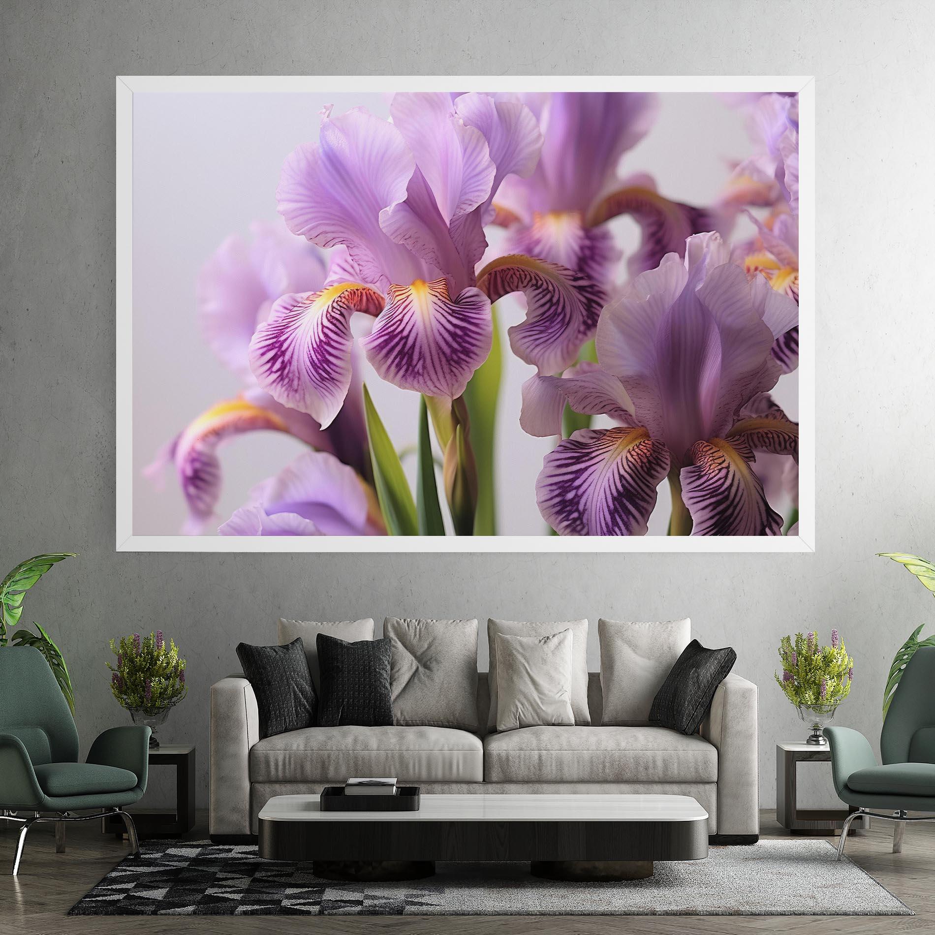 Tablou Canvas Iris In Vase mockup 7