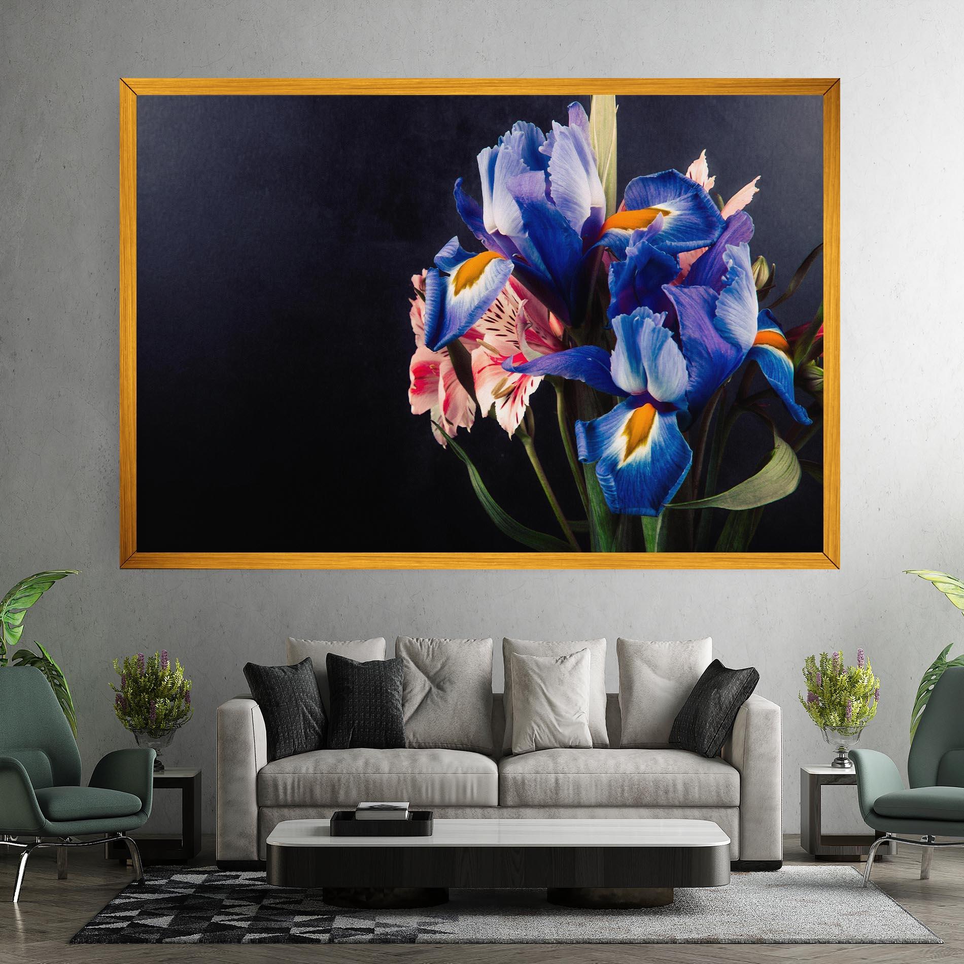 Tablou Canvas Iris Bouquet mockup 7