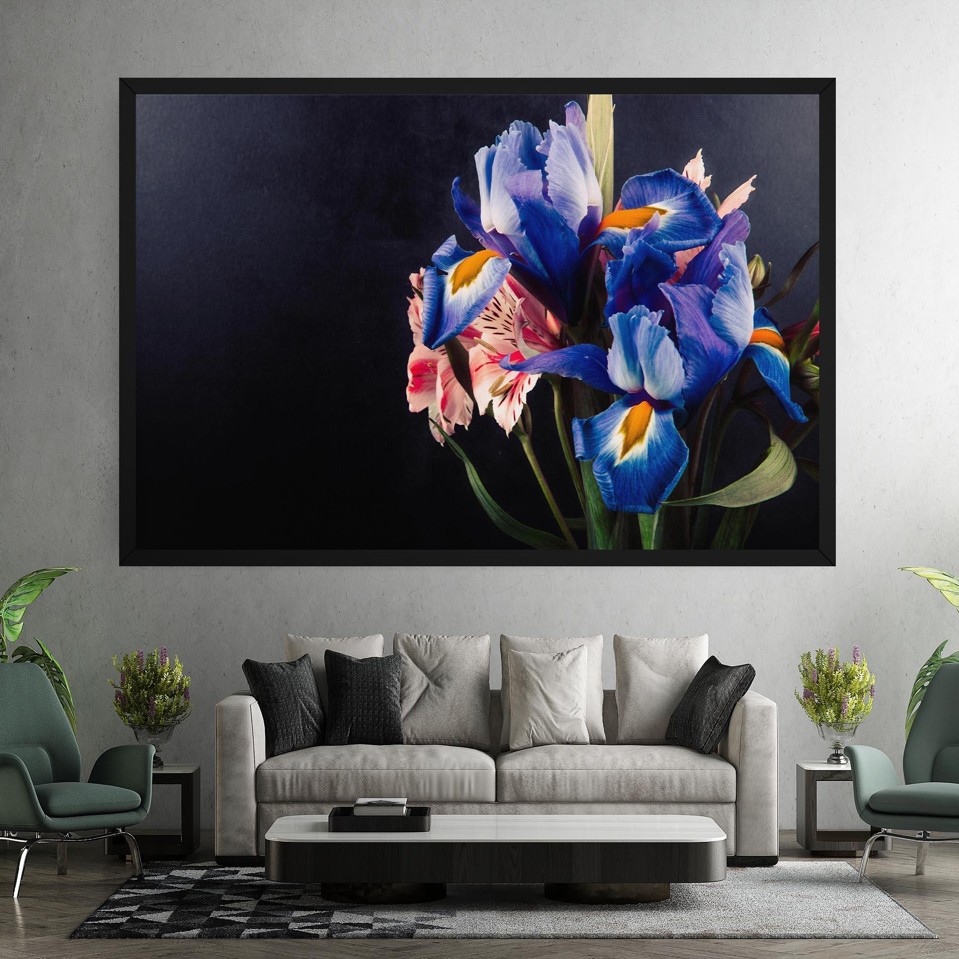 Tablou Canvas Iris Bouquet mockup 7