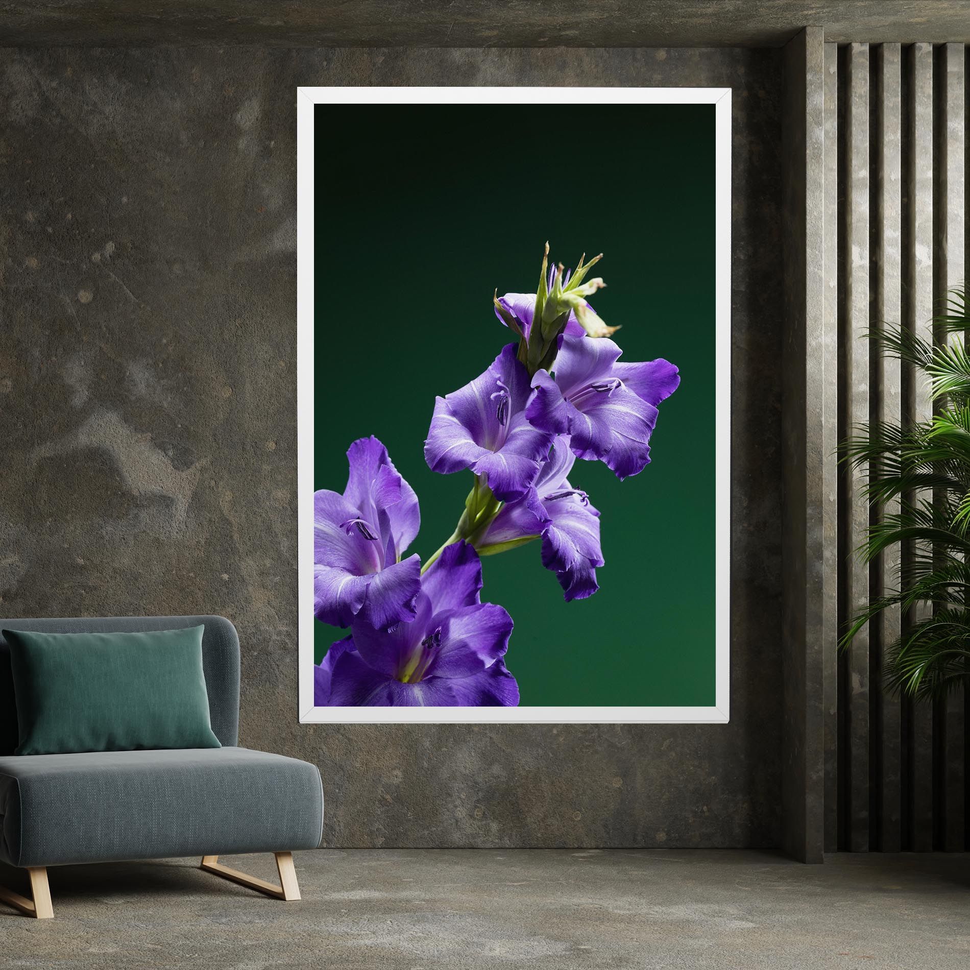 Iris On Green mockup 7