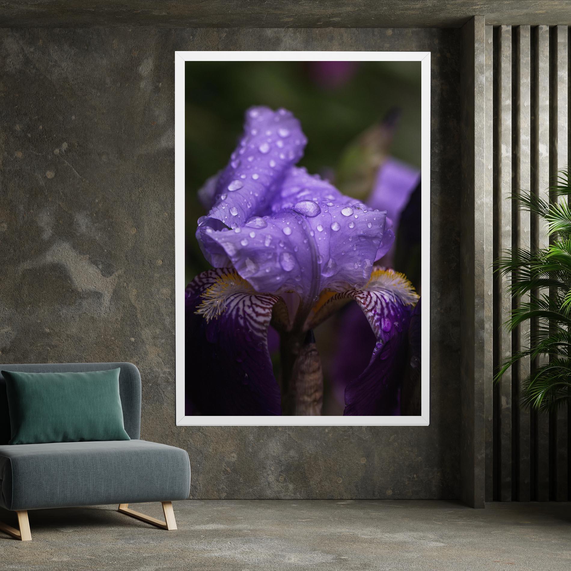 Tablou Canvas Rain In The Garden mockup 7
