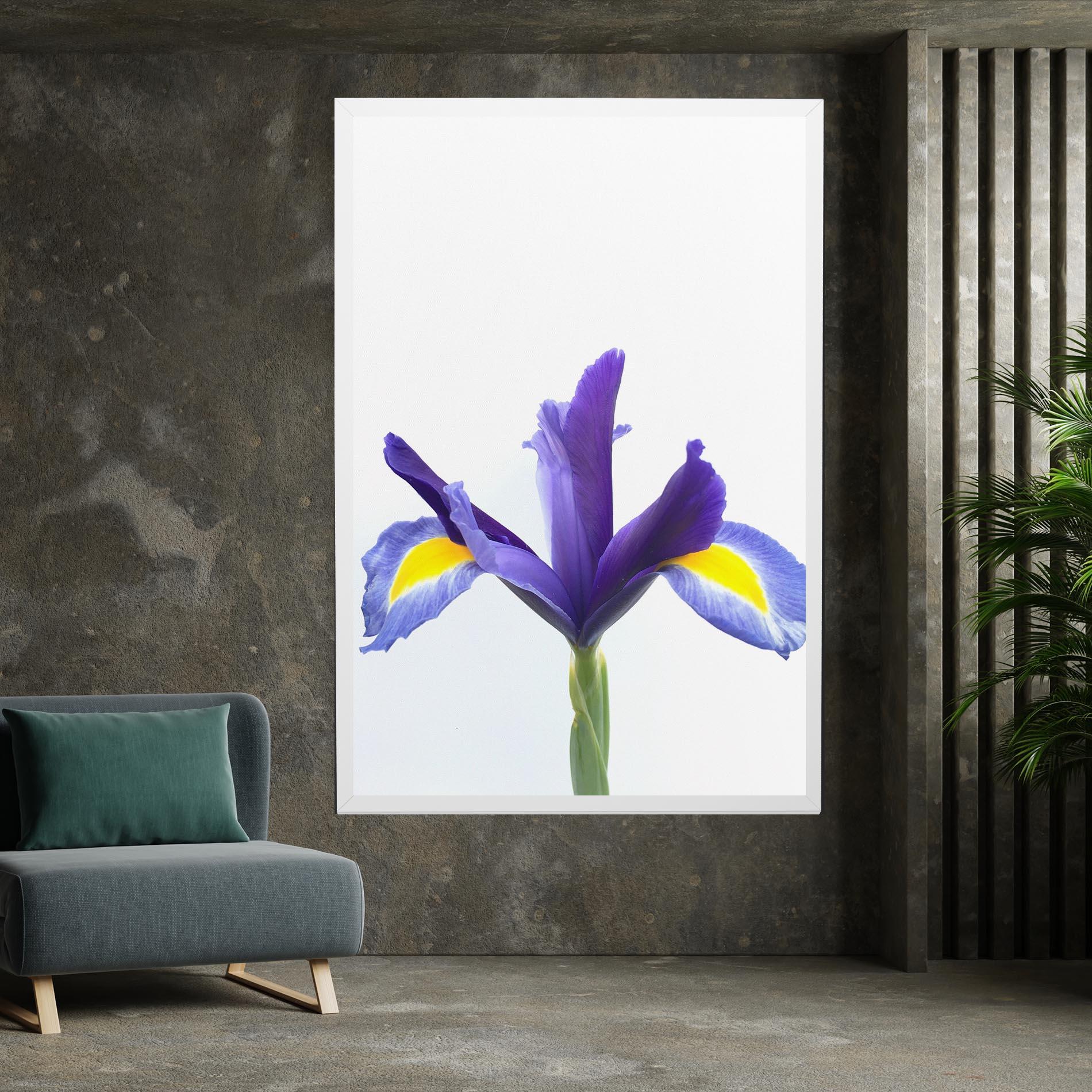 Tablou Canvas Yellow Color Iris mockup 7