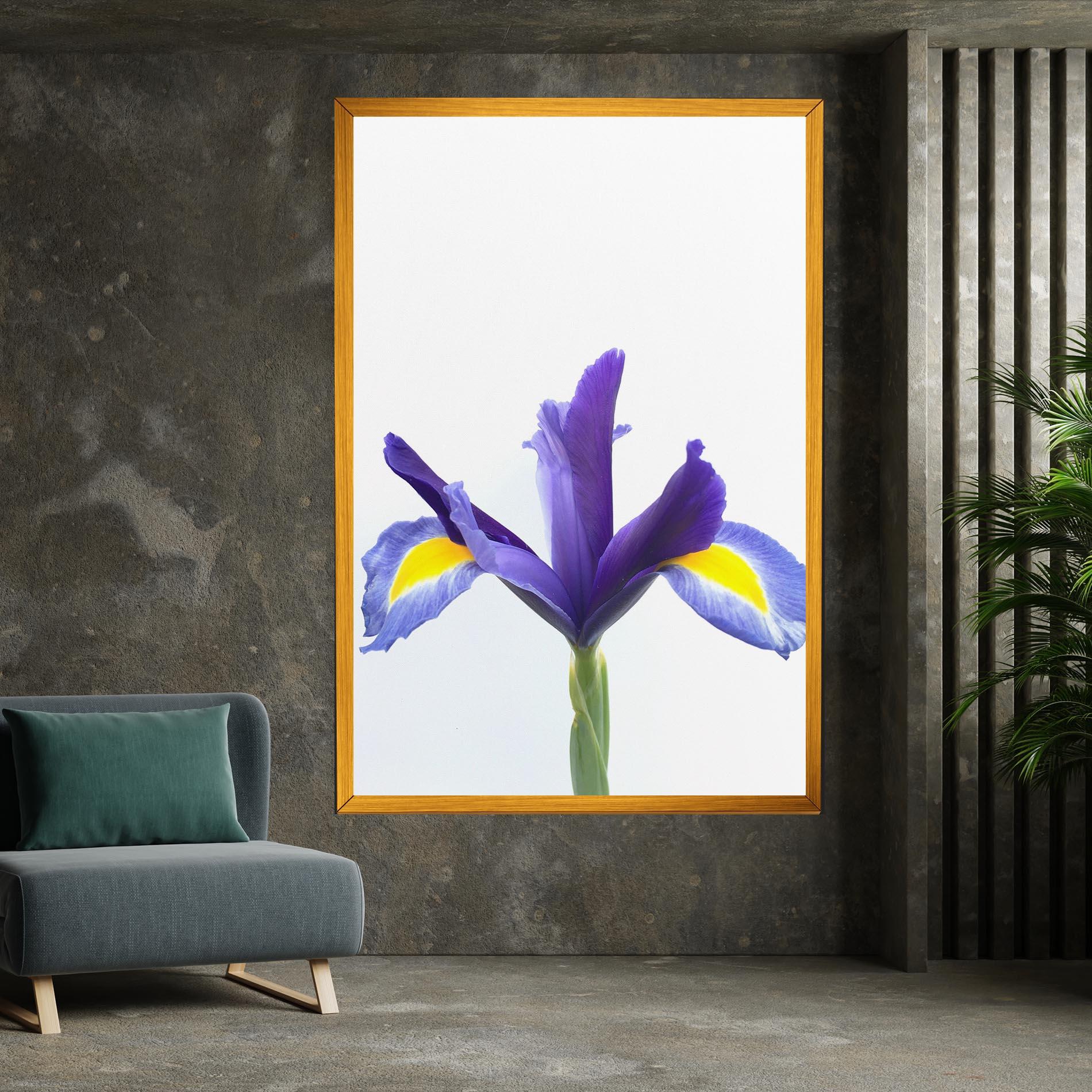 Tablou Canvas Yellow Color Iris mockup 7