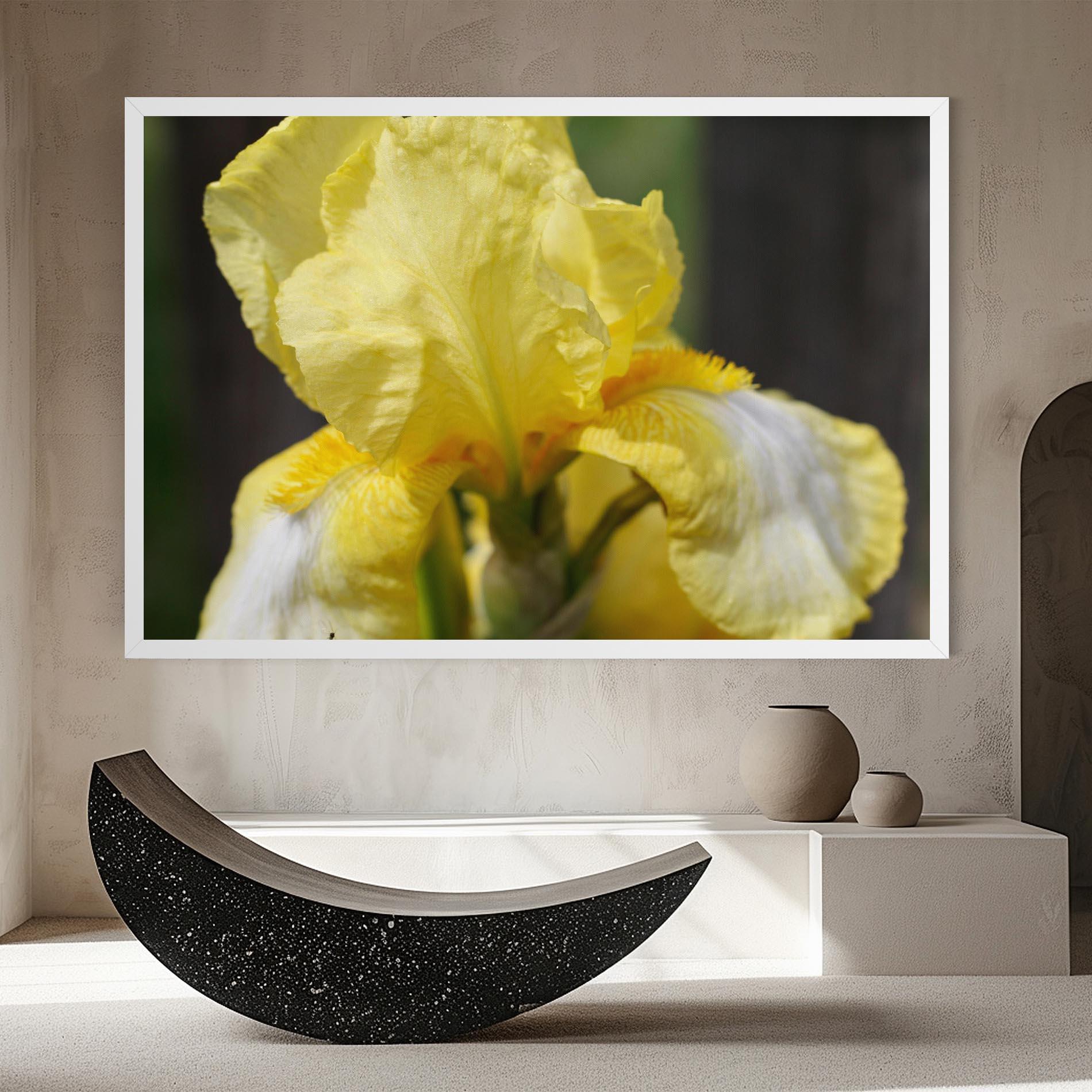 Tablou Canvas Garden Yellow Iris mockup 8
