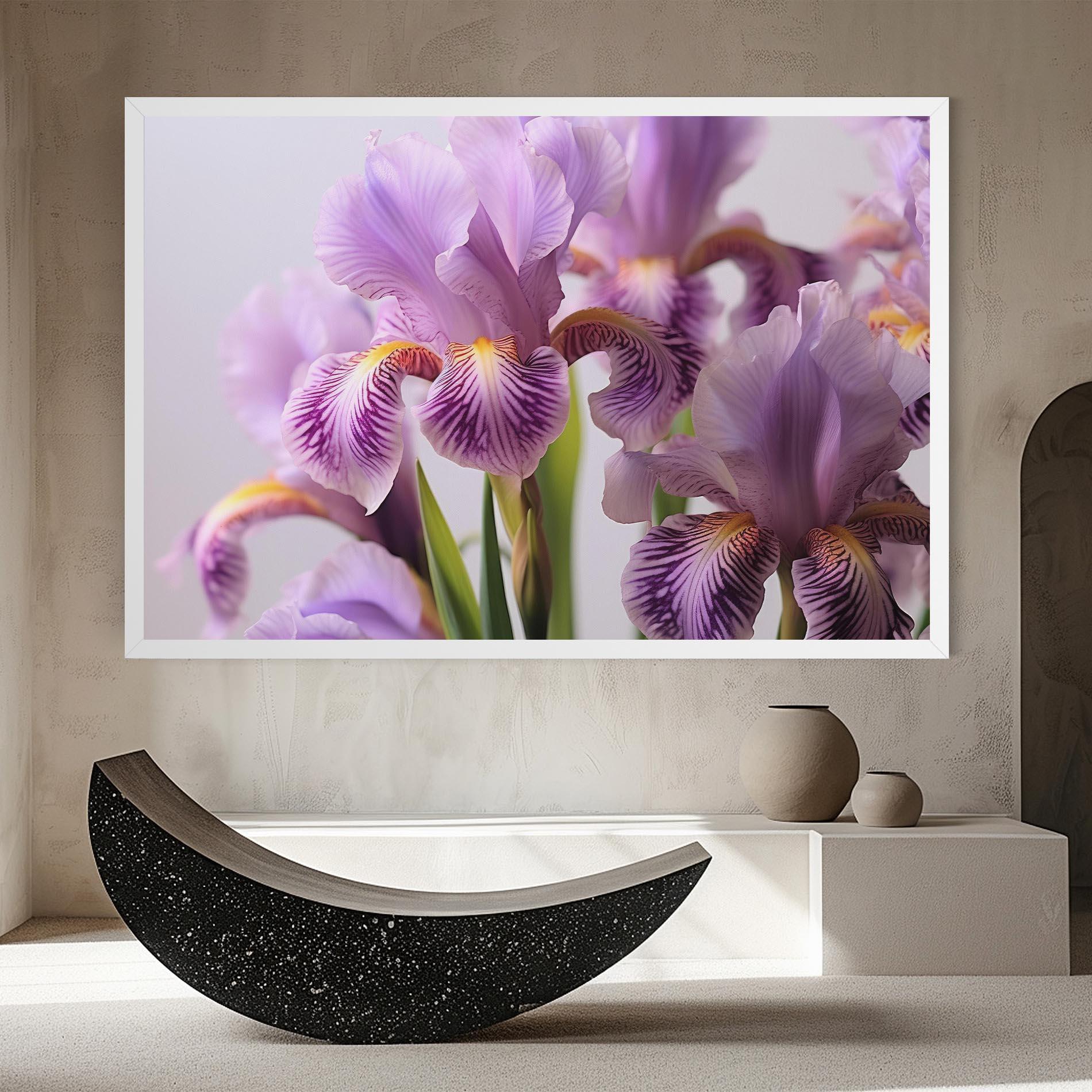 Tablou Canvas Iris In Vase mockup 8