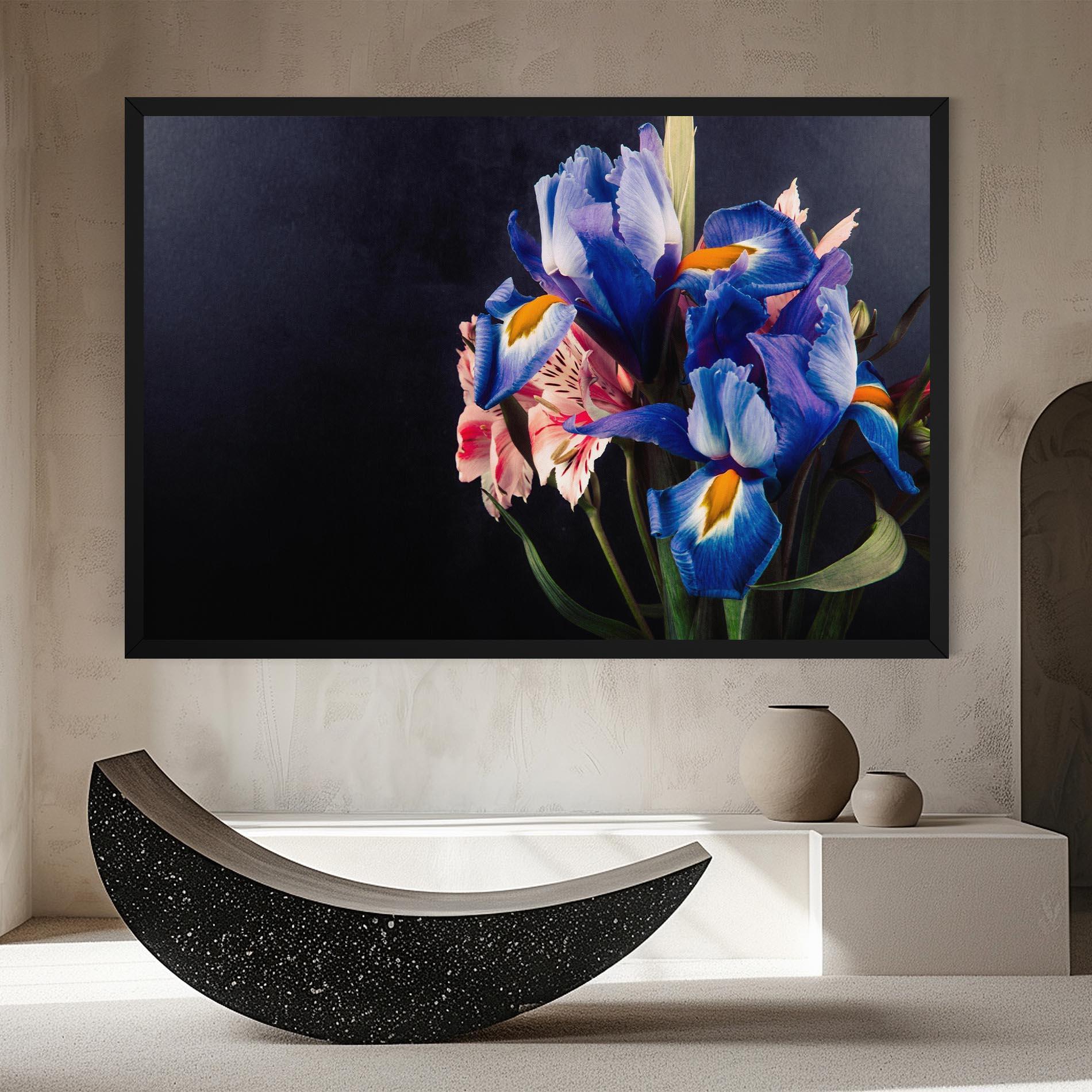 Tablou Canvas Iris Bouquet mockup 8