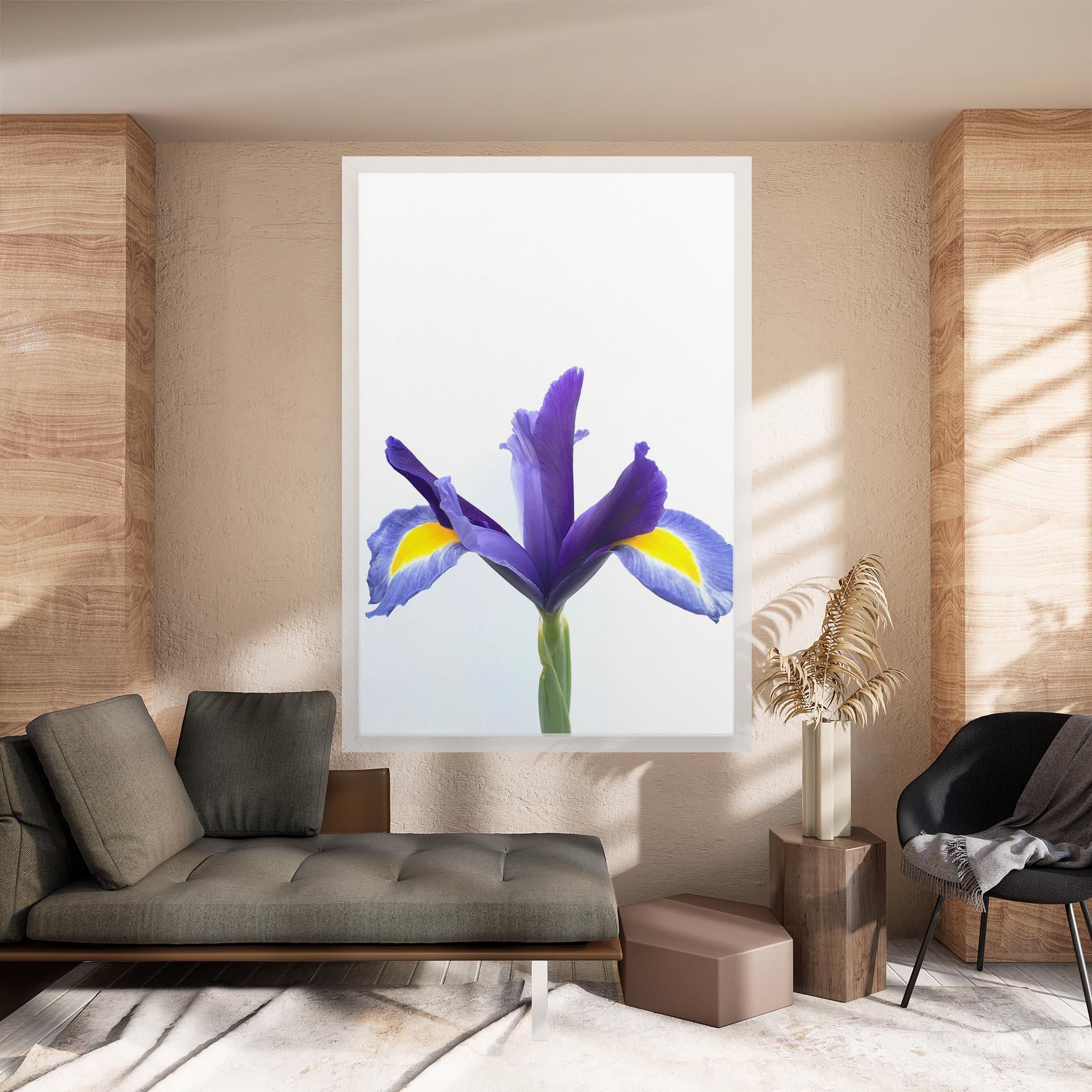 Tablou Canvas Yellow Color Iris mockup 8