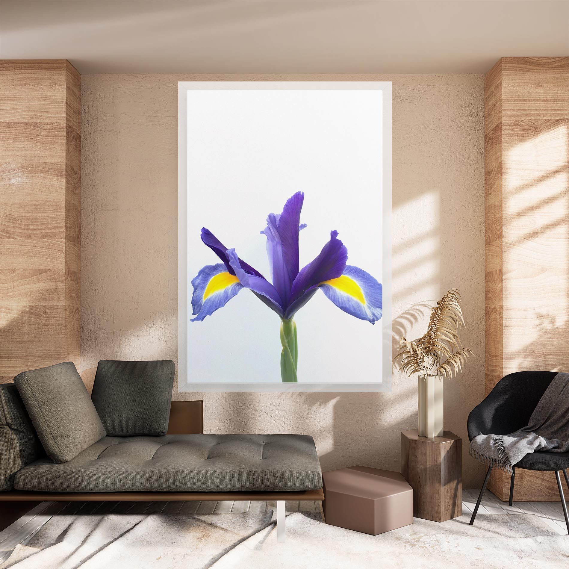Yellow Color Iris mockup 8